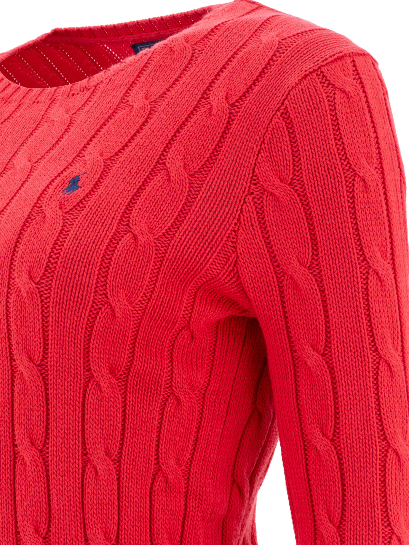 Crew-neck cable-knit sweater 211891640029STARBOARDRED (Polo Ralph Lauren / ニット・セーター・カーディガン ) | Polo Ralph Lauren (ポロ ラルフ ローレン)(3)