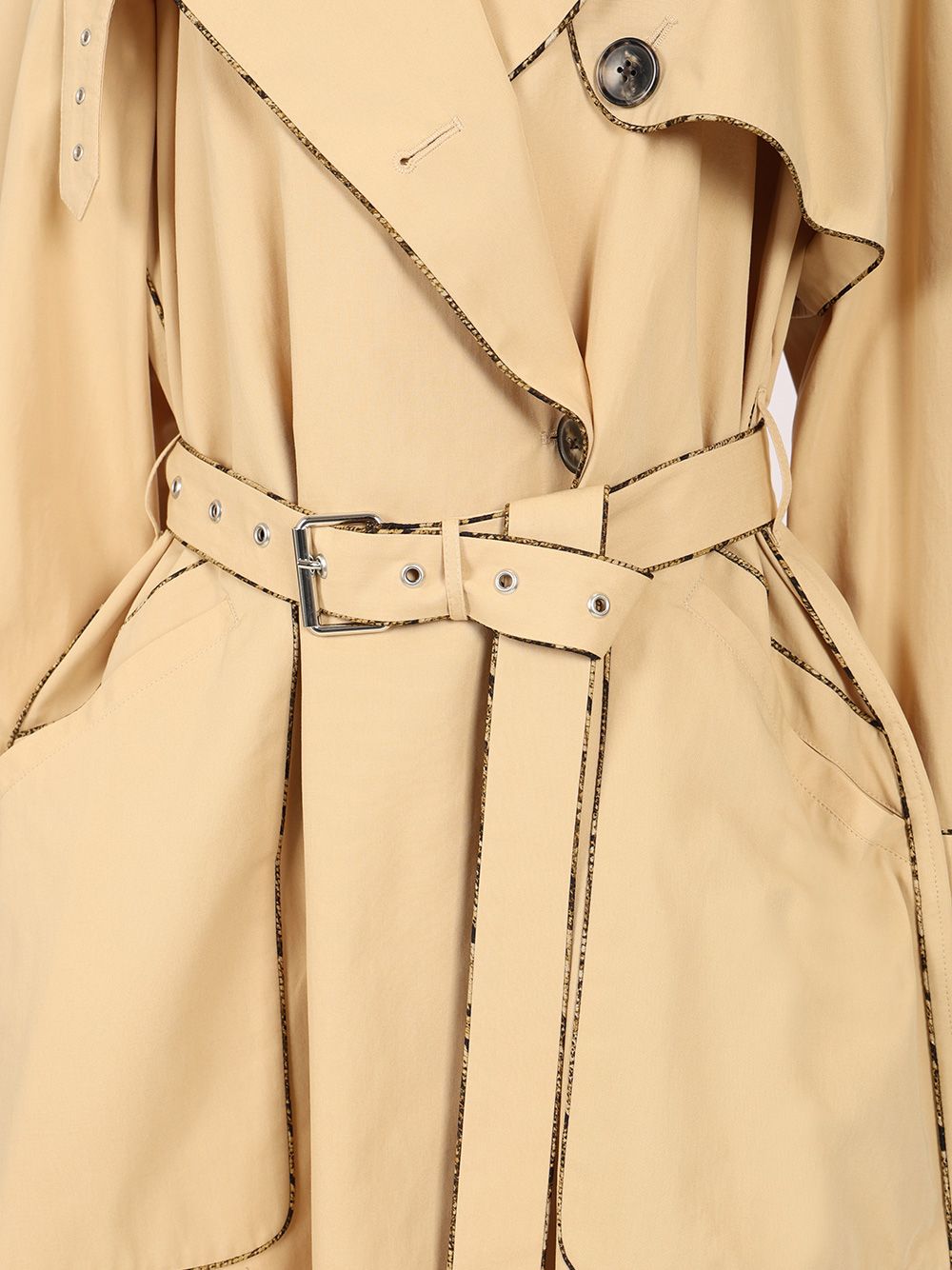 Cotton gabardine trench coat 2510102161449103 (Dries Van Noten / コート ) | Dries Van Noten (ドリスヴァンノッテン)(4)