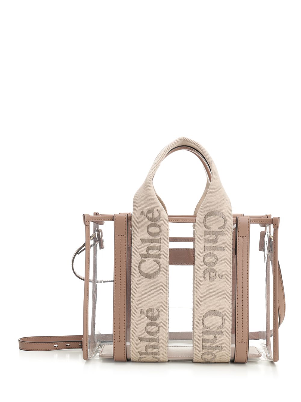 Transparent "Woody" Tote Bag CH25US397P7026Y (Chloé / ハンドバッグ・ショルダーバッグ ) | Chloé (クロエ)