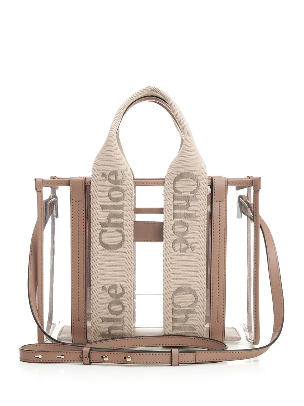 Transparent "Woody" Tote Bag CH25US397P7026Y (Chloé / ハンドバッグ・ショルダーバッグ ) | Chloé (クロエ)(2)