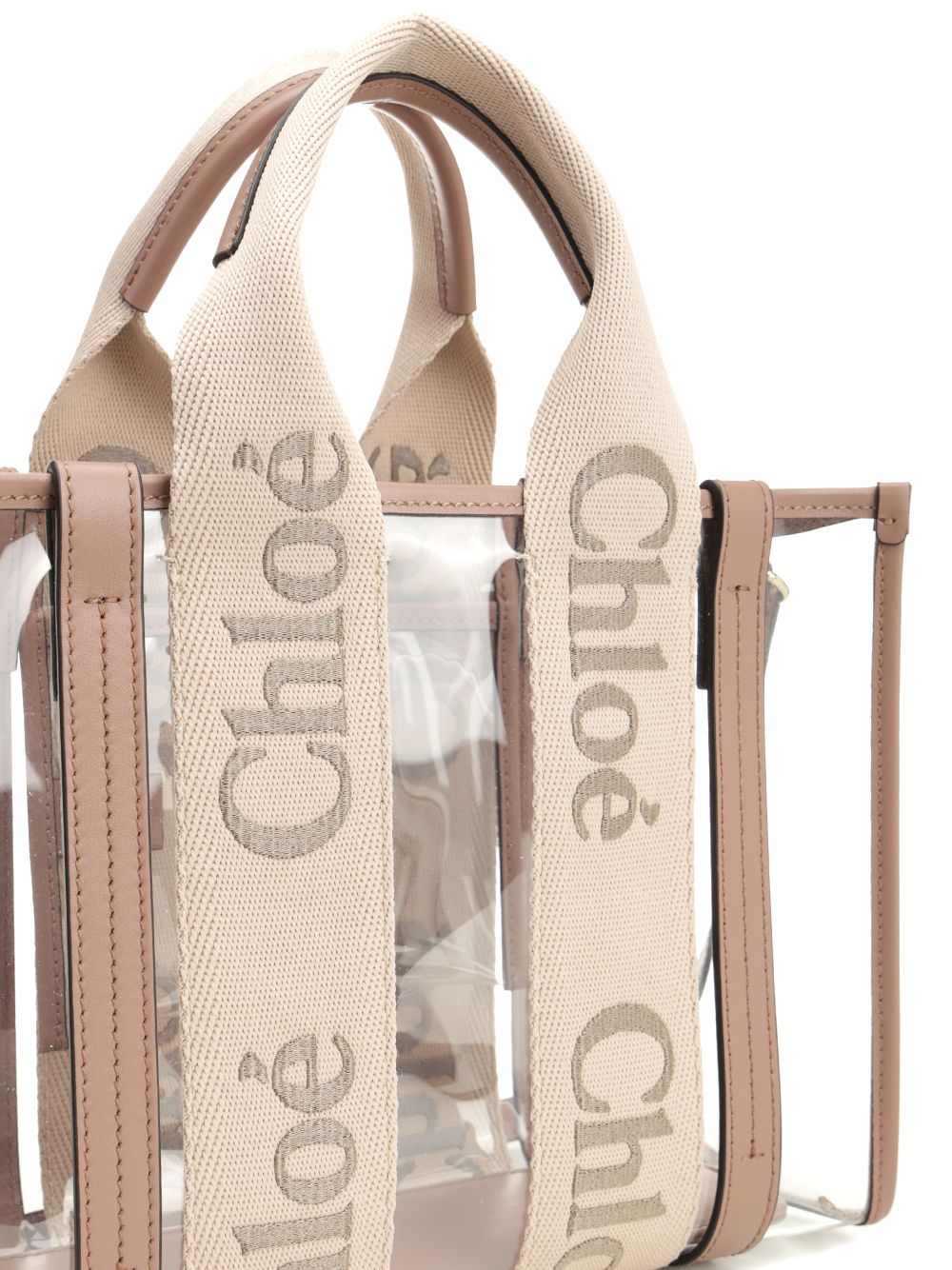 Transparent "Woody" Tote Bag CH25US397P7026Y (Chloé / ハンドバッグ・ショルダーバッグ ) | Chloé (クロエ)(4)