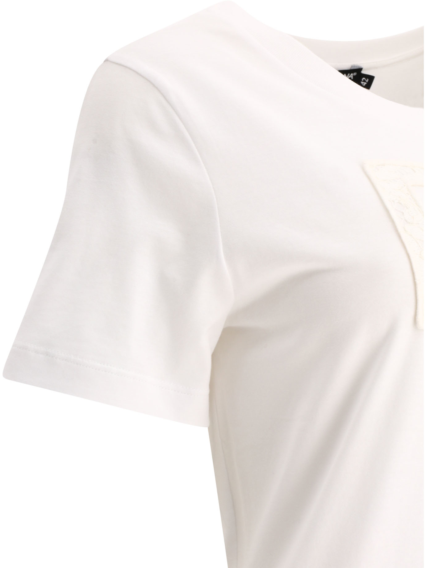 T-shirt with logo patch F8M68ZGDB9OW0800 (Dolce & Gabbana / Tシャツ・カットソー ) | Dolce & Gabbana (ドルチェガッバーナ)(3)