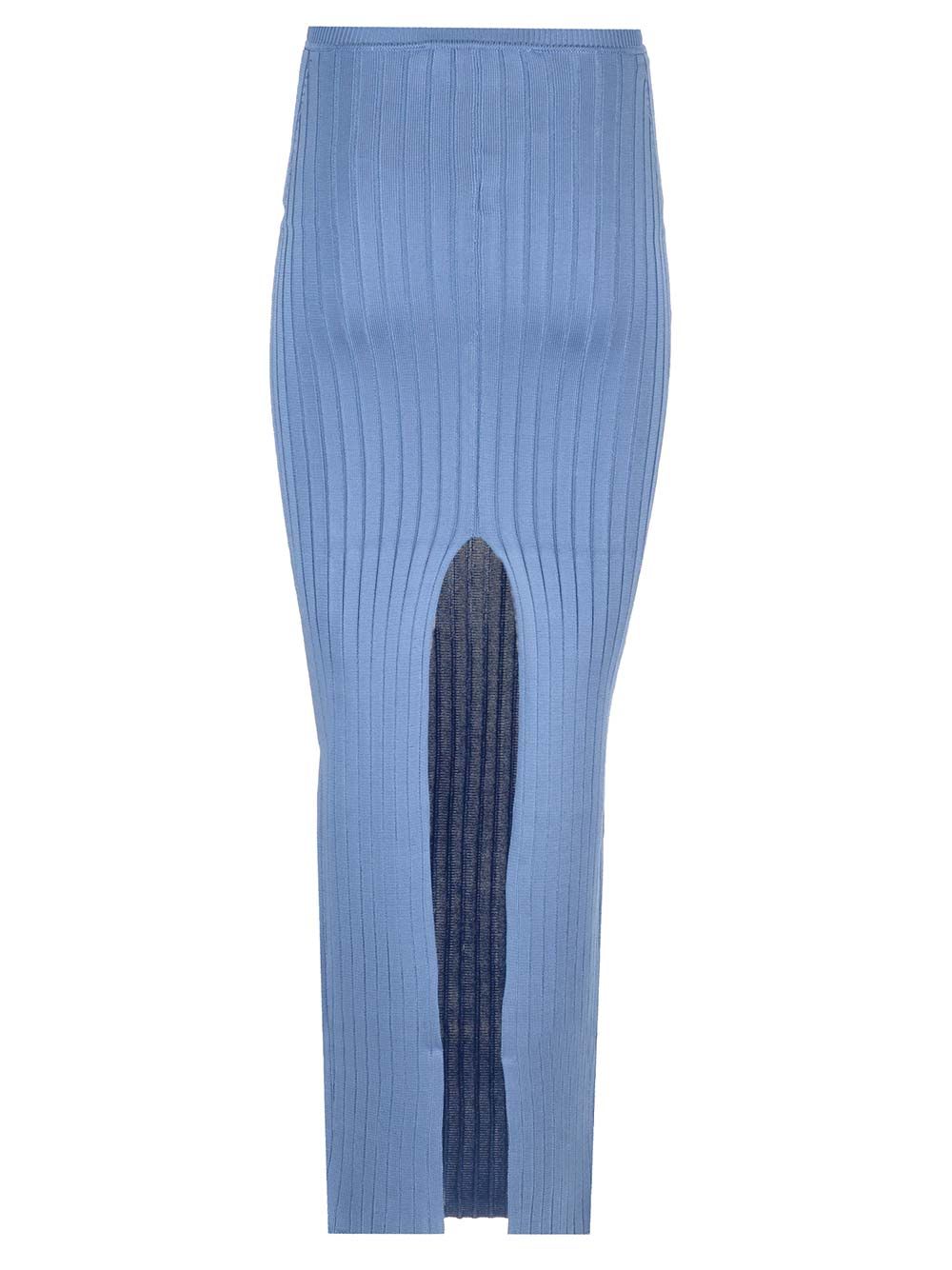 Long celestial ribbed skirt GOMD0097A0UFV22200B37 (Marni / スカート ) | Marni (マルニ)(3)