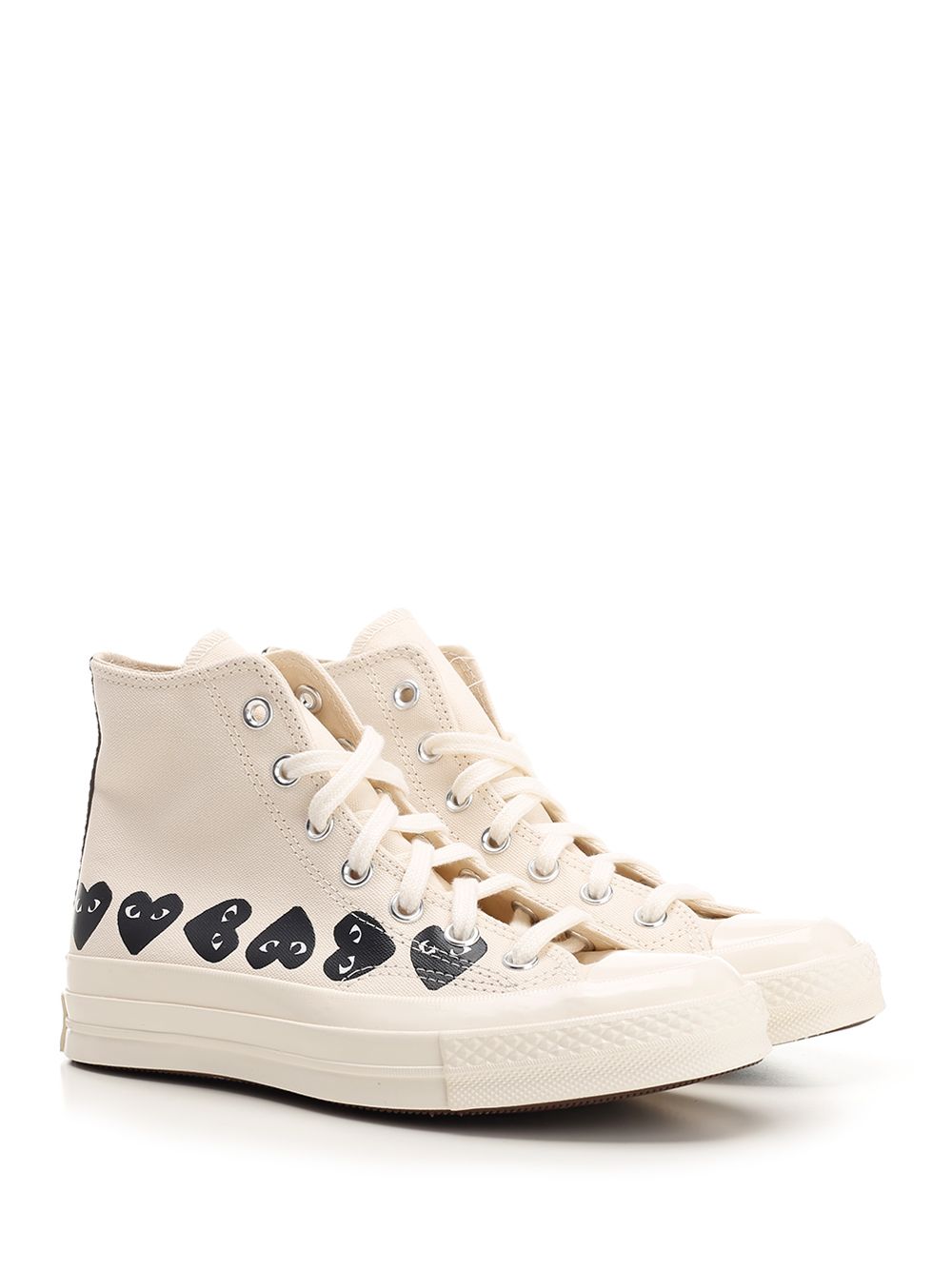 "Chuck Taylor" high top sneakers P1K127WOMAN2WHITE (PLAY Comme Des Garçons / スニーカー ) | PLAY Comme Des Garçons (プレイ コムデギャルソン)(1)