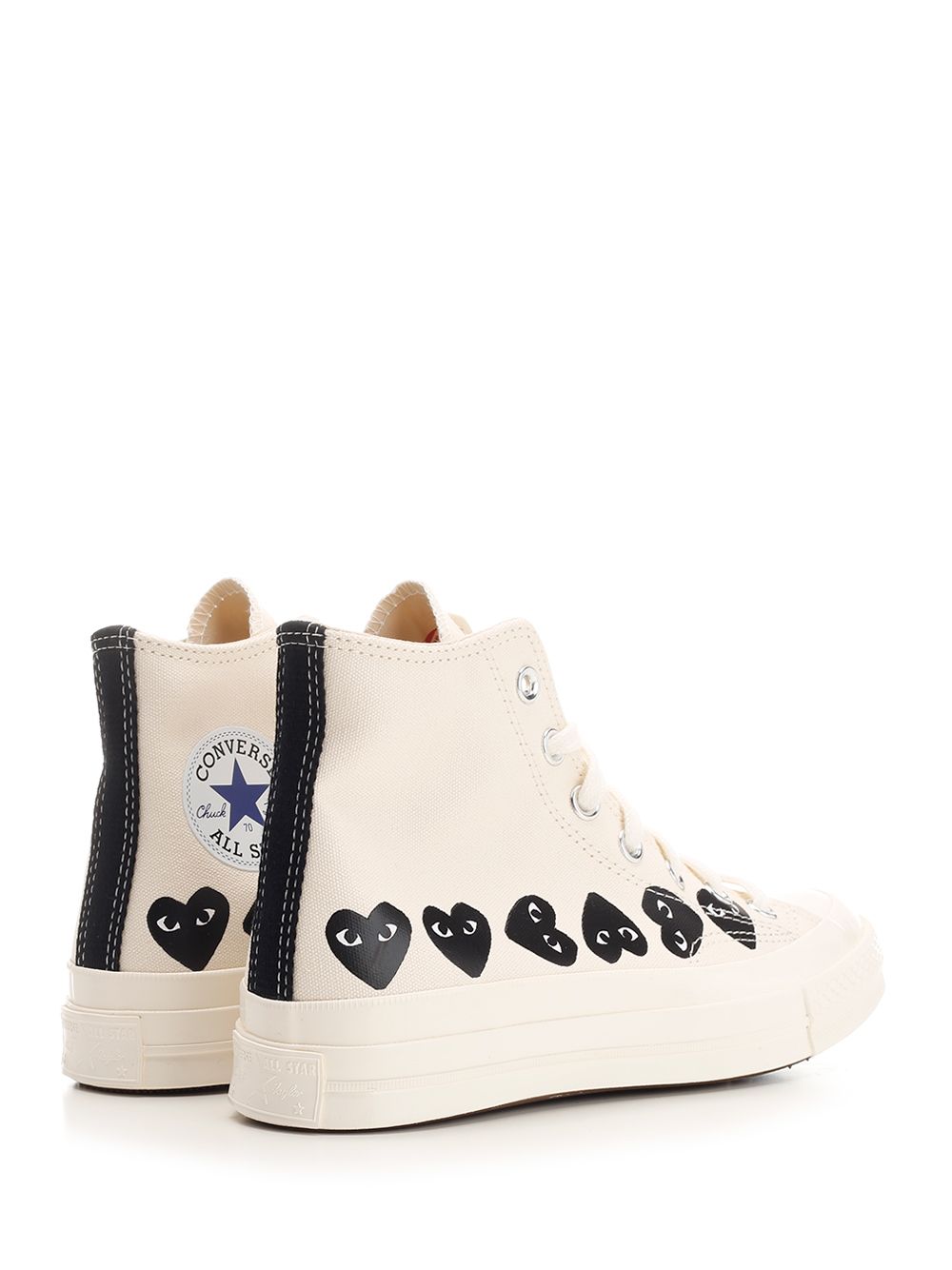 "Chuck Taylor" high top sneakers P1K127WOMAN2WHITE (PLAY Comme Des Garçons / スニーカー ) | PLAY Comme Des Garçons (プレイ コムデギャルソン)(2)