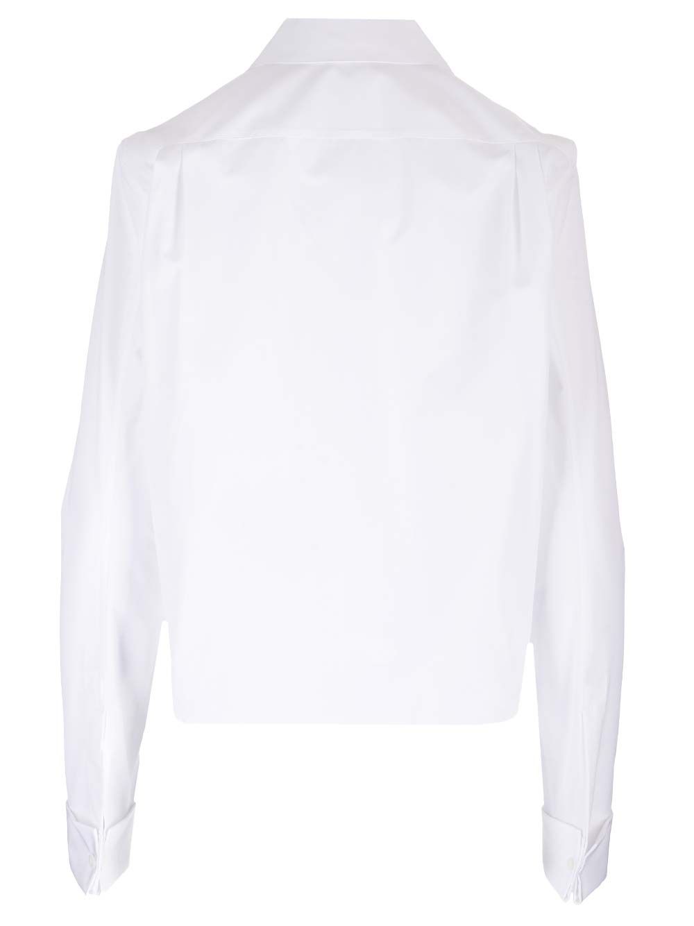 White pleated cotton shirt S540Y05X942090 (LOEWE / シャツ・ブラウス ) | LOEWE (ロエベ)(1)