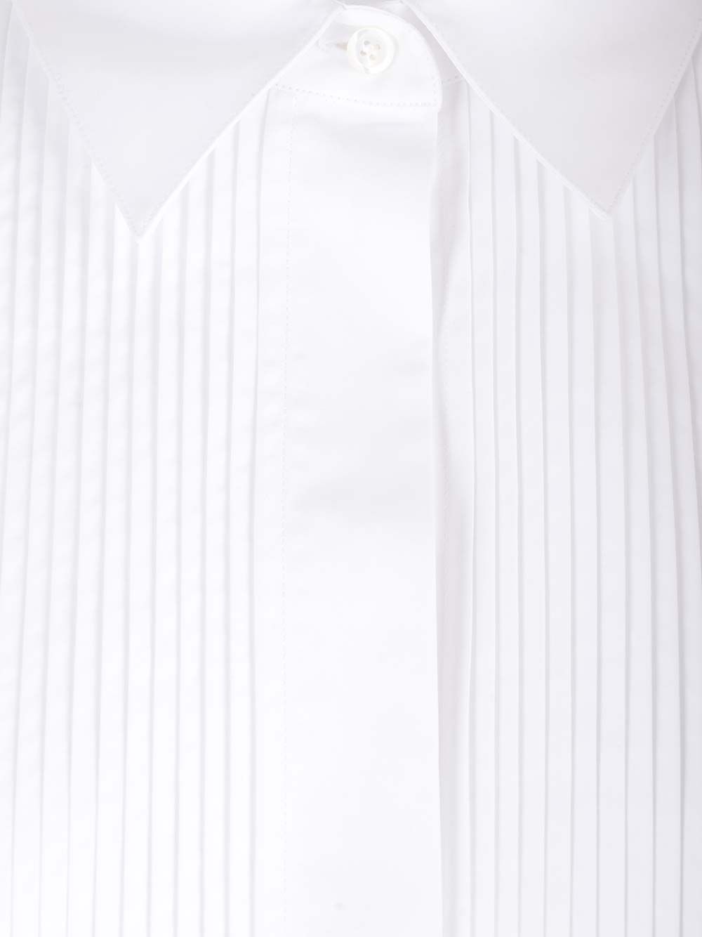 White pleated cotton shirt S540Y05X942090 (LOEWE / シャツ・ブラウス ) | LOEWE (ロエベ)(2)