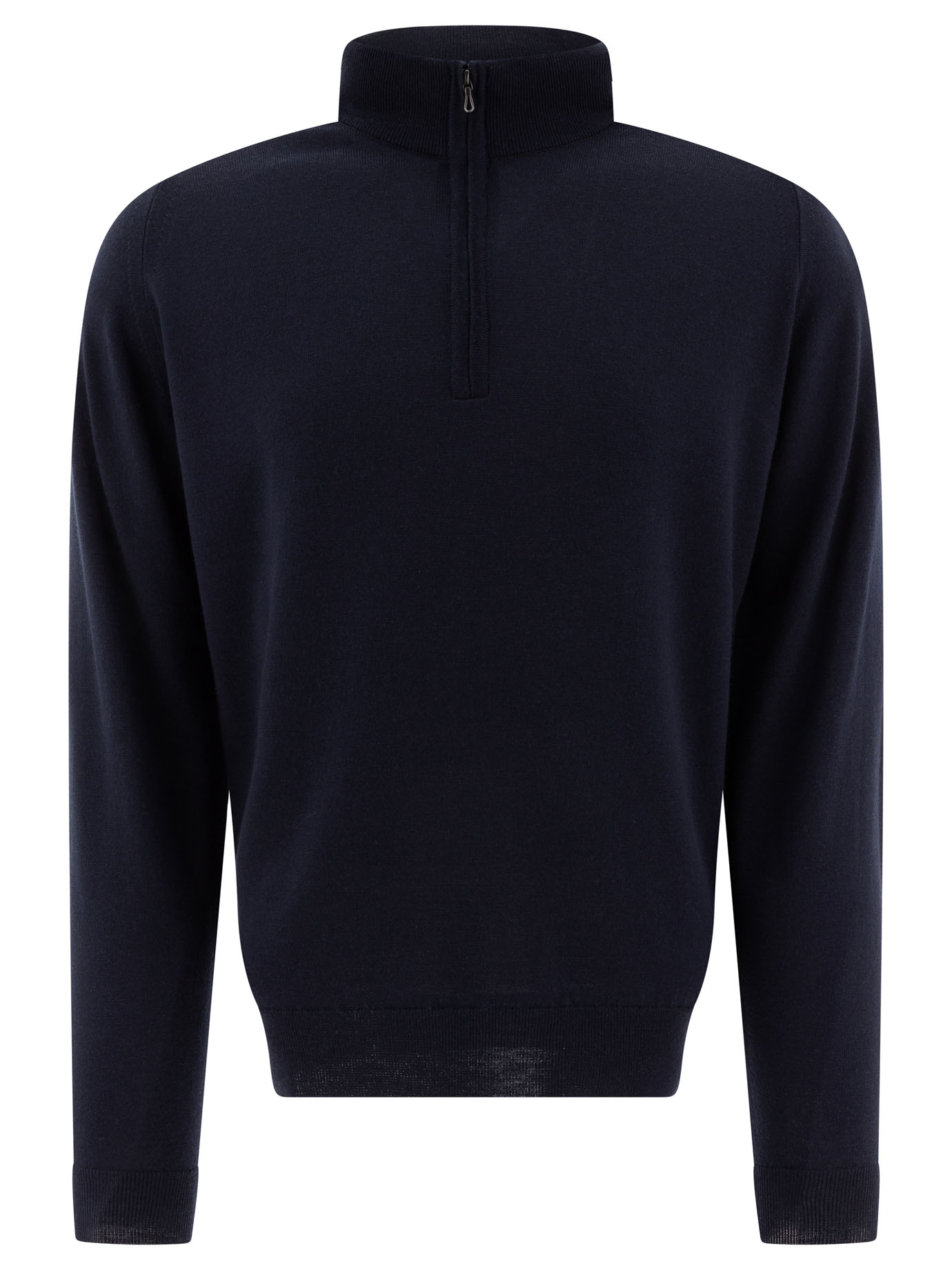 "Tapton" half-zip sweater TAPTONMIDNIGHT (JOHN SMEDLEY / ニット・セーター・カーディガン ) | JOHN SMEDLEY (ジョンスメドレー)