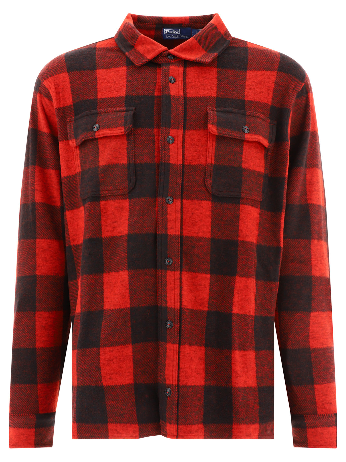 Classic-fit plaid knit flannel workshirt 710881648004MADISONREDPOLOBLACK (Polo Ralph Lauren / シャツ・ブラウス ) | Polo Ralph Lauren (ポロ ラルフ ローレン)