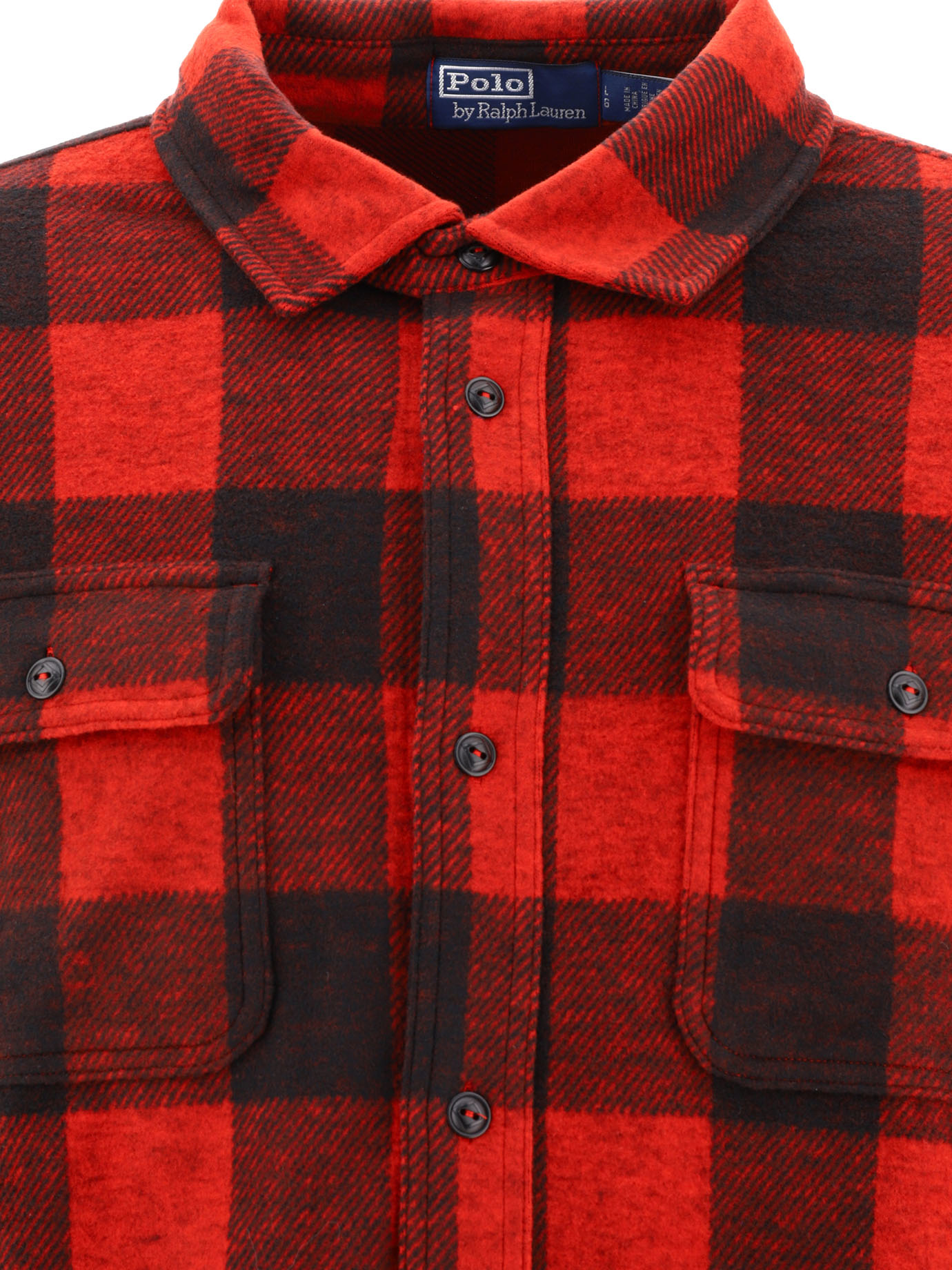 Classic-fit plaid knit flannel workshirt 710881648004MADISONREDPOLOBLACK (Polo Ralph Lauren / シャツ・ブラウス ) | Polo Ralph Lauren (ポロ ラルフ ローレン)(2)