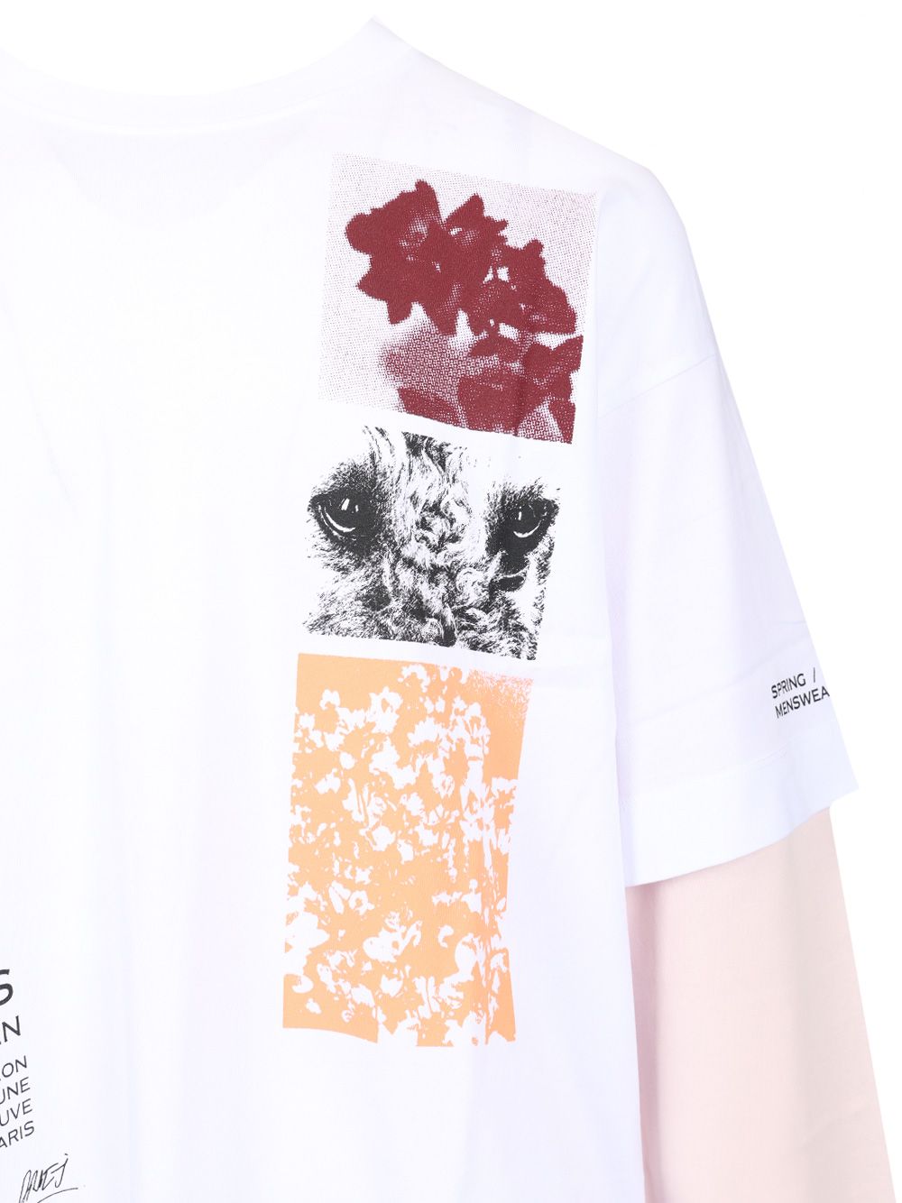 Tシャツ・カットソー Dries Van Noten Hemmings Printed Double Sleeve T-Shirt HEMMINGS PRINTED DOUBLE SLEEVE T-SHIRT (Dries Van Noten/T