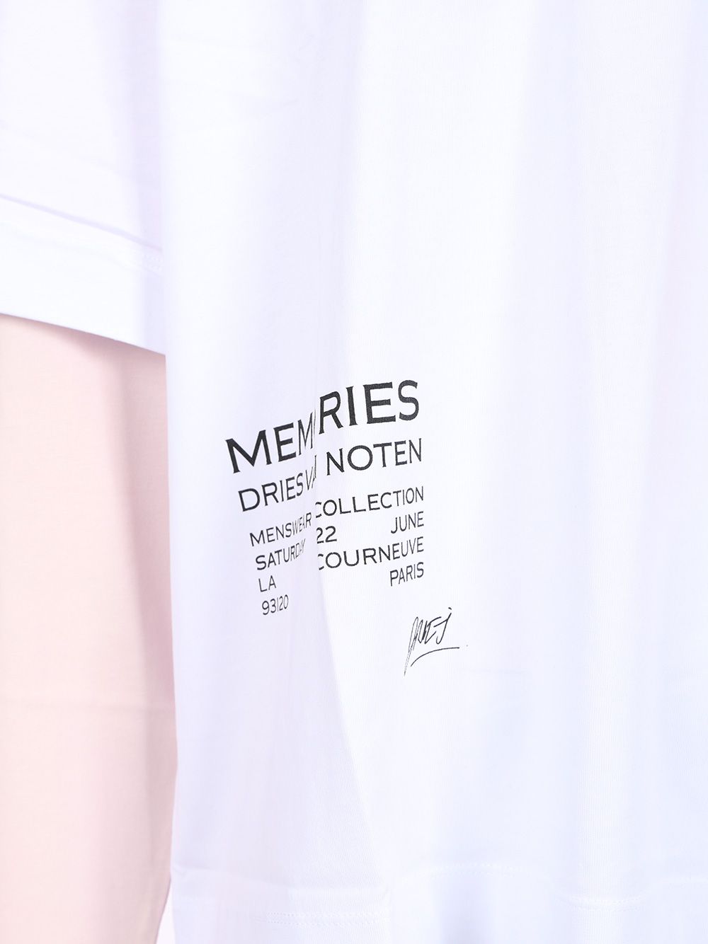 Tシャツ・カットソー Dries Van Noten Hemmings Printed Double Sleeve T-Shirt HEMMINGS PRINTED DOUBLE SLEEVE T-SHIRT (Dries Van Noten/T