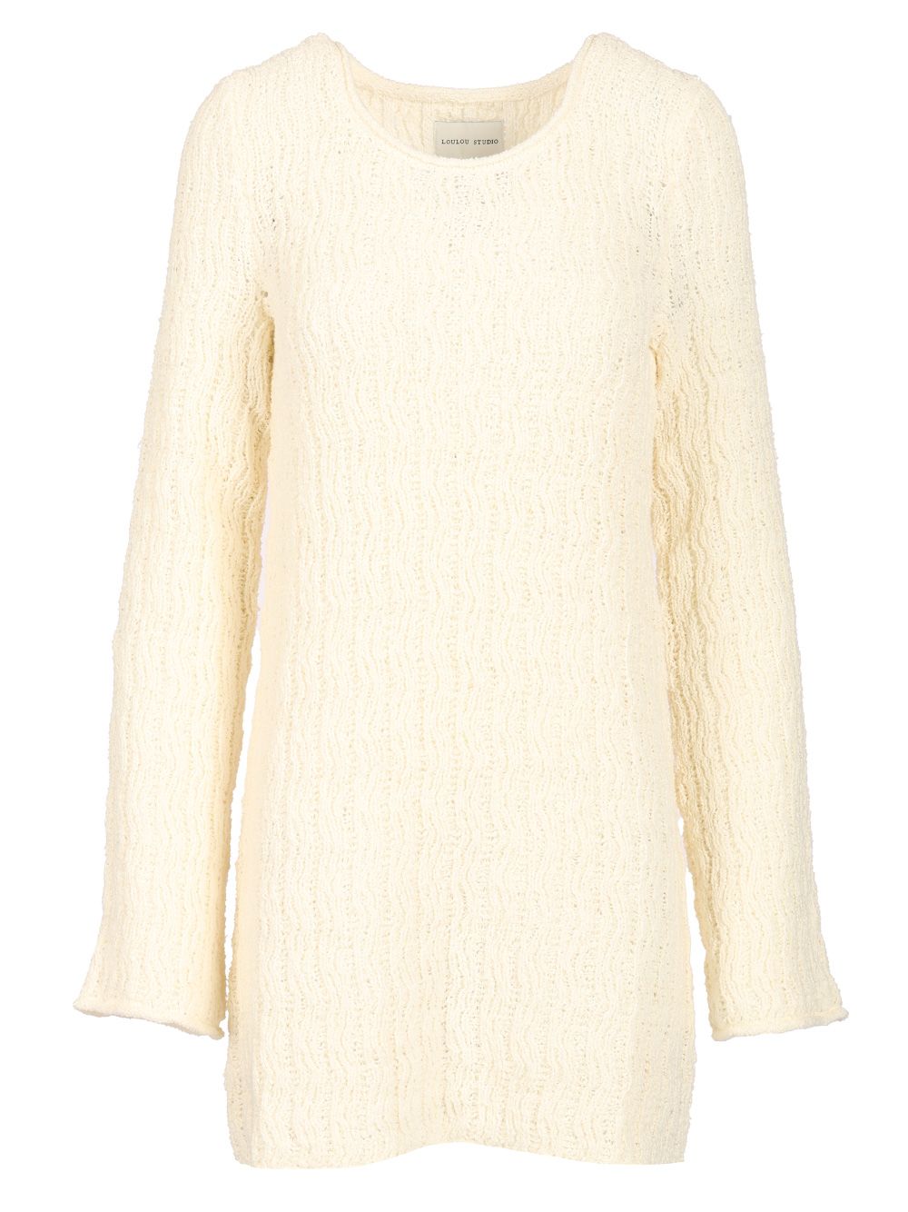 Cotton mini dress AISALARICEIVORY (LOULOU STUDIO / ワンピース・ドレス・オールインワン ) | LOULOU STUDIO (ルルスタジオ)