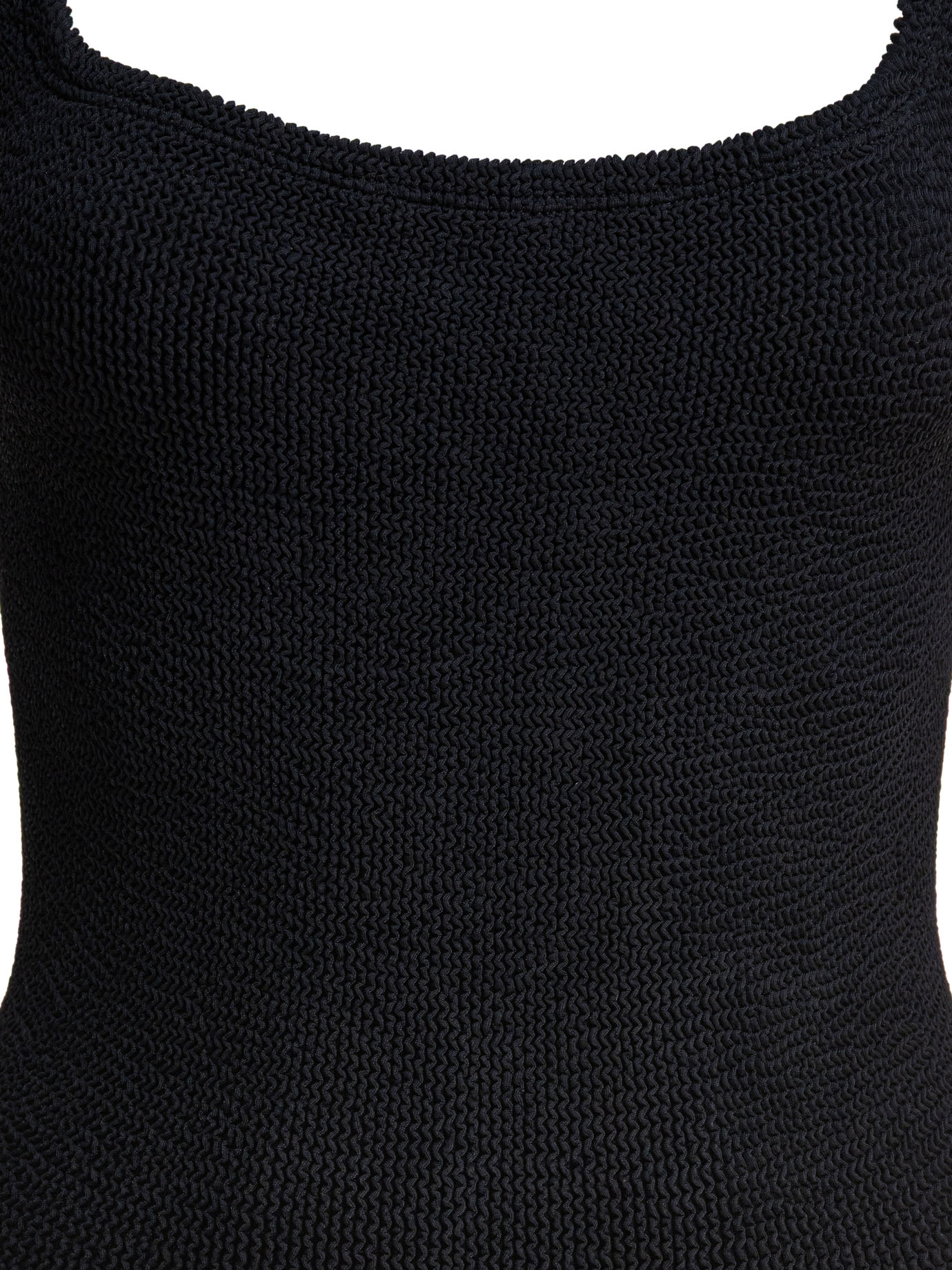 Square Neck" swimsuit SQUARENECKSWIMCRINKLEBLACK (Hunza G / スイムウェア ) | Hunza G (フンザ ジー)(2)