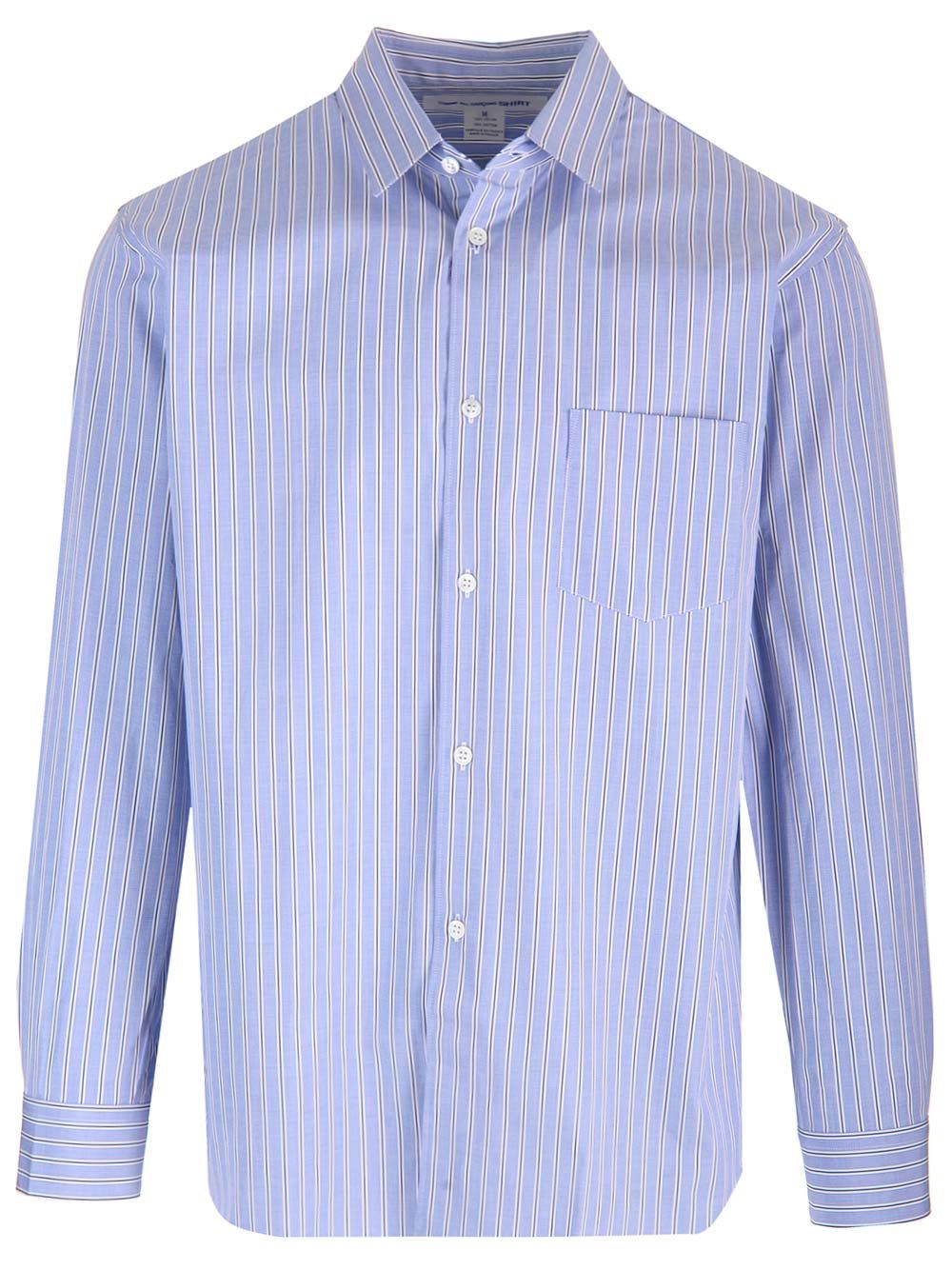 Striped cotton shirt FZB125PER111STRIPE109 (Comme Des Garçons SHIRT / シャツ・ブラウス ) | Comme Des Garçons SHIRT (コムデギャルソン シャツ)