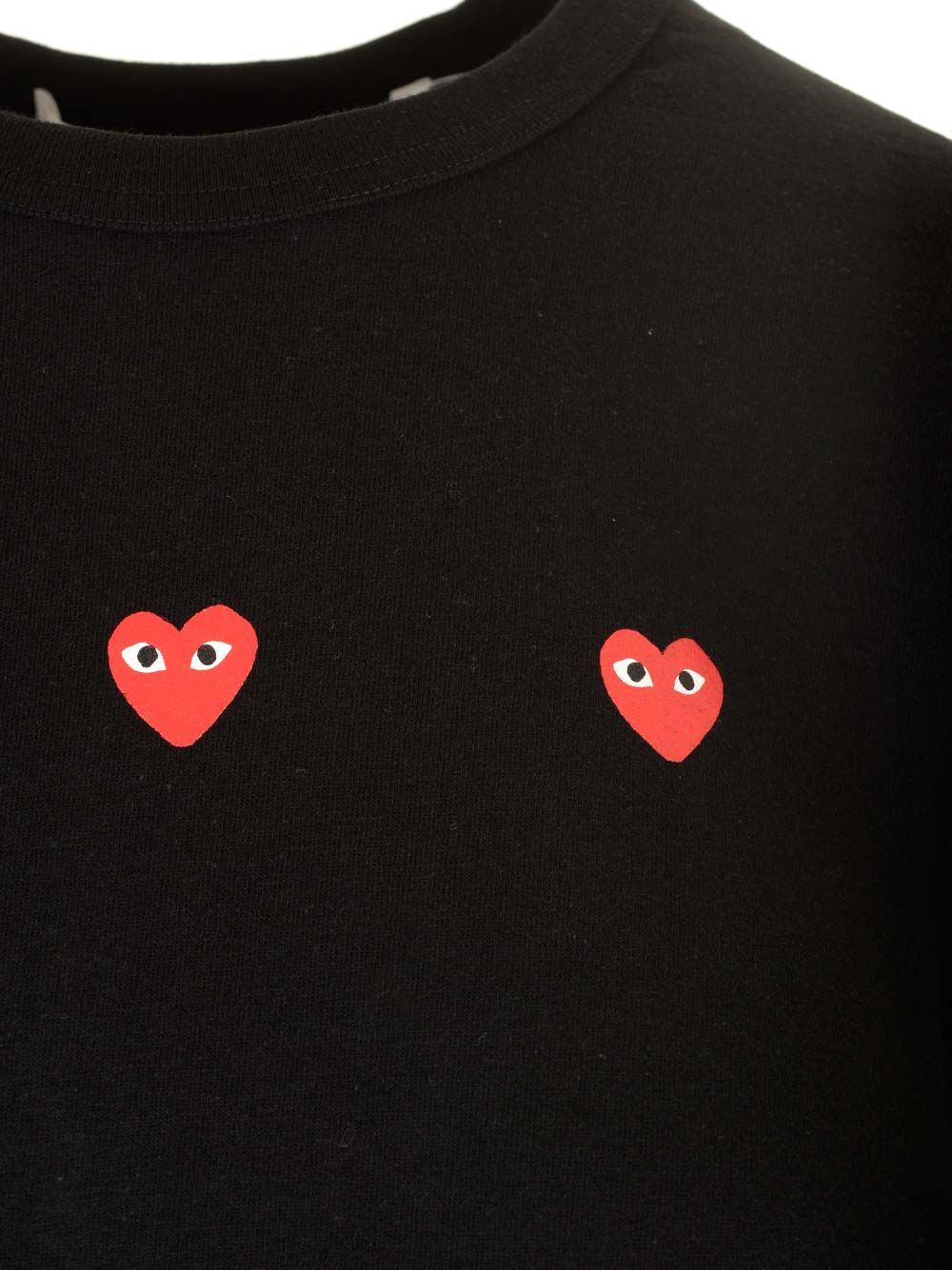 T-shirt with red hearts AXT3370511 (PLAY Comme Des Garçons / Tシャツ・カットソー ) | PLAY Comme Des Garçons (プレイ コムデギャルソン)(2)