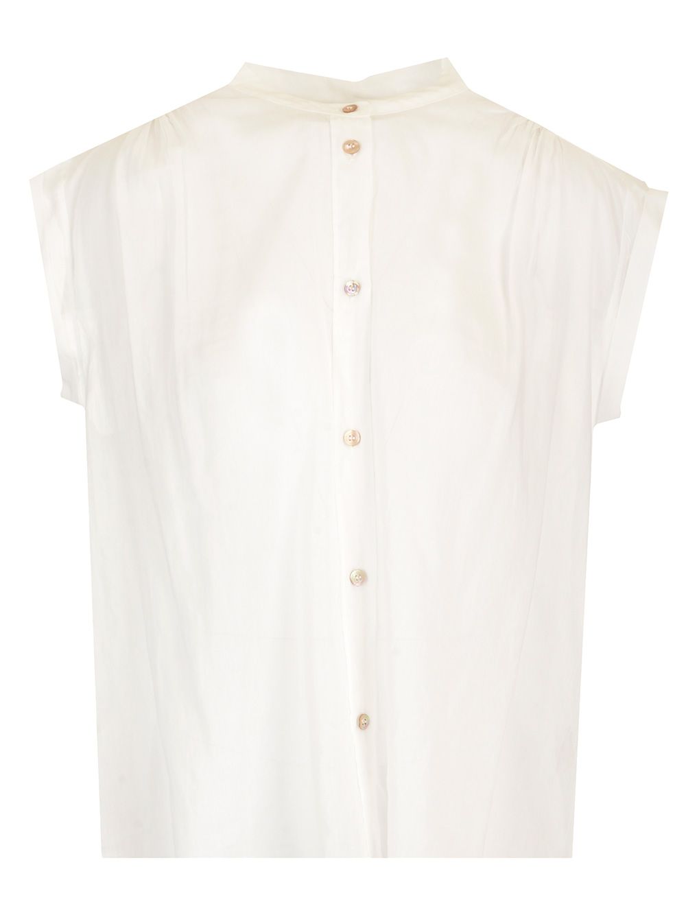 White sleeveless shirt 9924my (forte_forte / シャツ・ブラウス ) | forte_forte (フォルテ フォルテ)