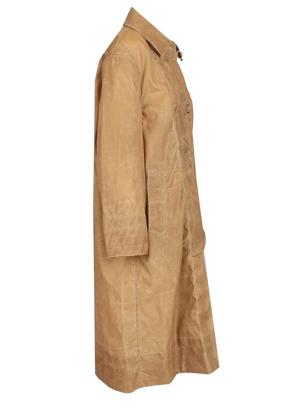 Leather effect raincoat SS25O03 (DURAZZI / レザー&ファージャケット・コート ) | DURAZZI (デュラッツィ)(2)