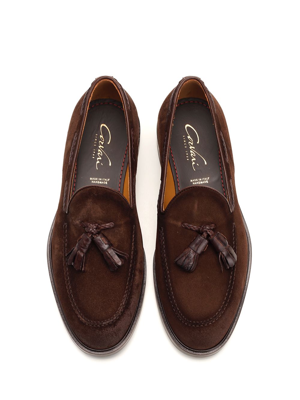 suede moccasin 2517CUOIOSOFTY538EBANO (Corvari / ローファー ) | Corvari (コルバリ)(4)