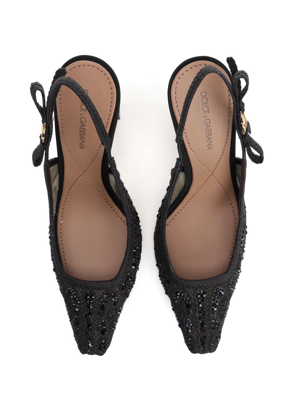 lace and rhinestones sling back CG0853A9S2680999 (Dolce & Gabbana / パンプス・ハイヒール ) | Dolce & Gabbana (ドルチェガッバーナ)(4)