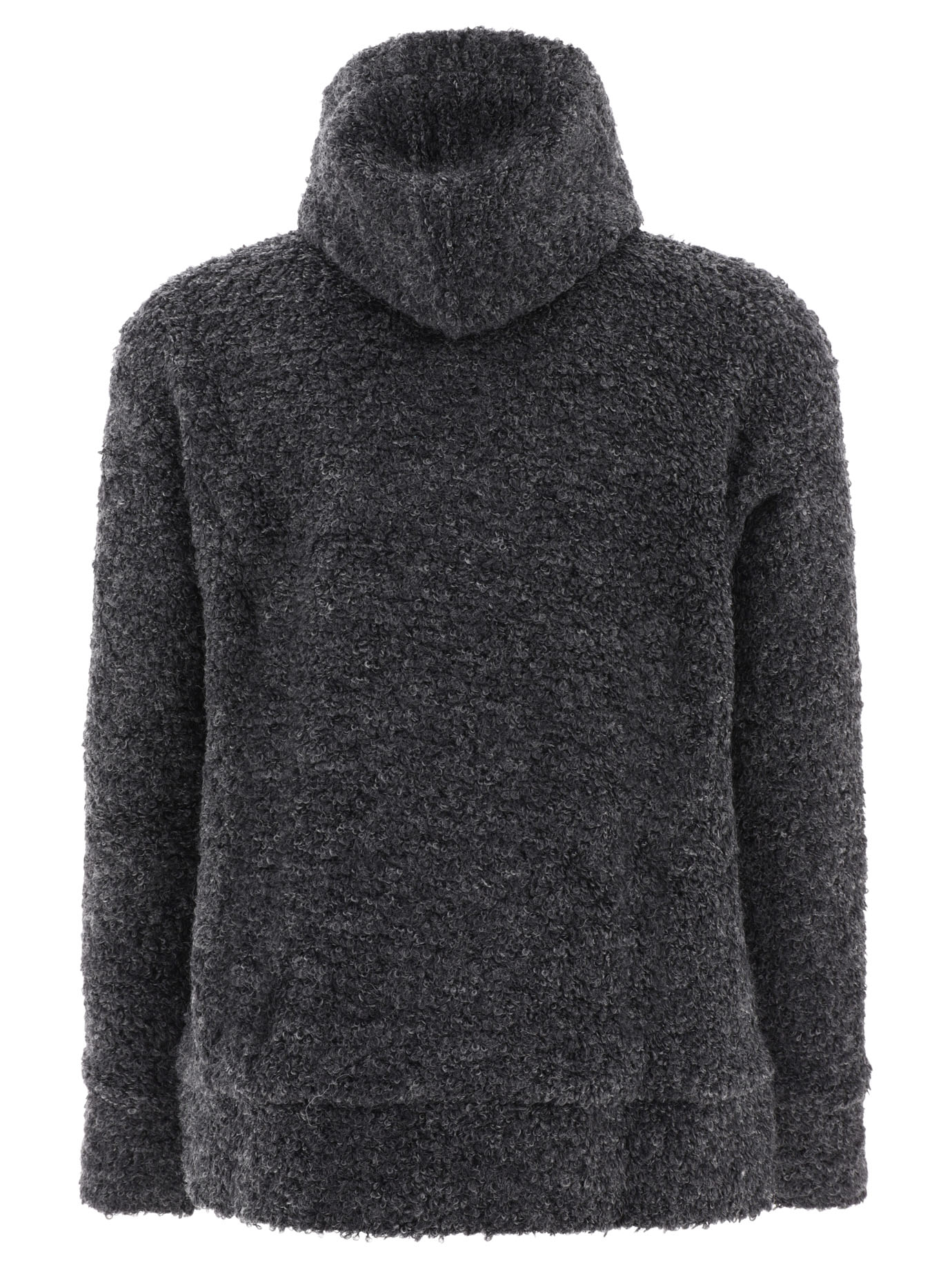 Textured drawstring zipped hoodie WLT022W231GRAY (JUNYA WATANABE / スウェット・フーディー ) | JUNYA WATANABE (ジュンヤ ワタナベ)(1)