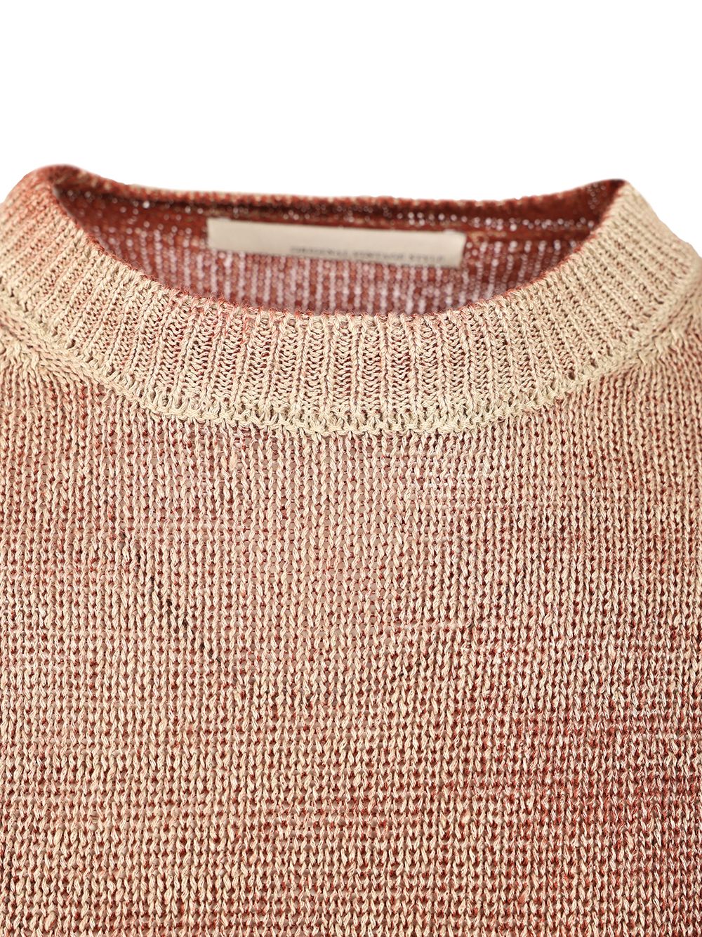 Heavy Linen Crewneck Sweater WILDERSUNICAGRANATA (ORIGINAL VINTAGE STYLE / ニット・セーター・カーディガン ) | ORIGINAL VINTAGE STYLE (オリジナルヴィンテージスタイル)(2)