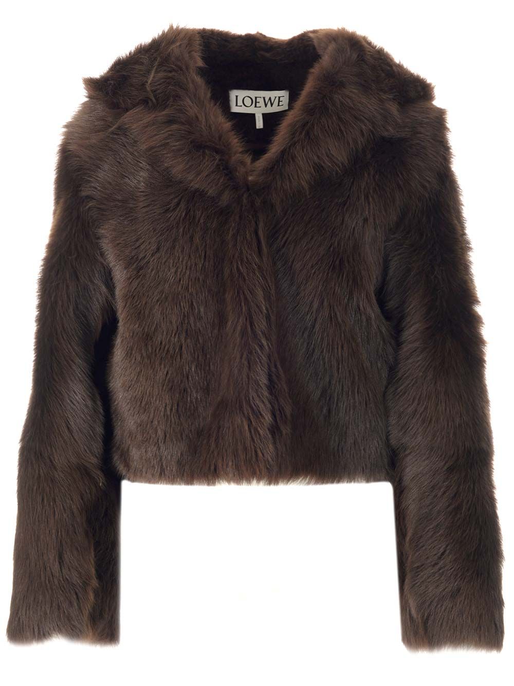 shearling hooded jacket S540Y19L273110 (LOEWE / レザー&ファージャケット・コート ) | LOEWE (ロエベ)