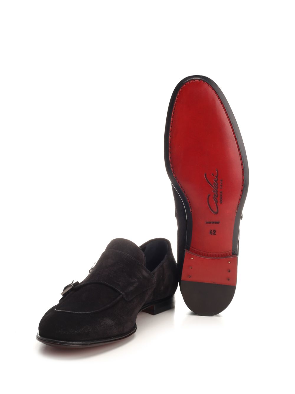 Double buckle suede loafer 1846131PESCARASOFTY561NERO (Corvari / ローファー ) | Corvari (コルバリ)(4)