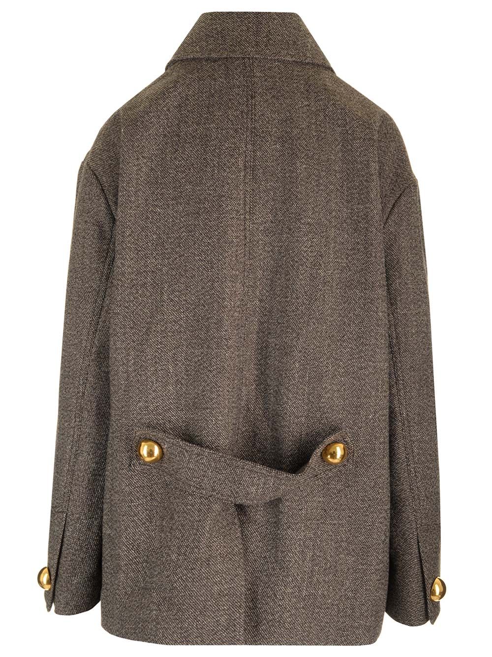 wool and cotton caban FCO214WV00562004 (AMI Paris / コート ) | AMI Paris (アミパリス)(1)