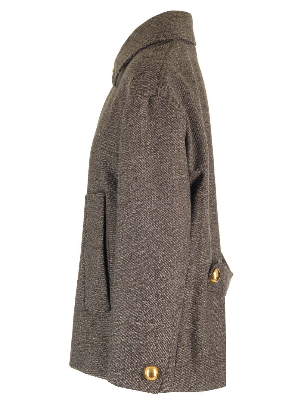 wool and cotton caban FCO214WV00562004 (AMI Paris / コート ) | AMI Paris (アミパリス)(2)