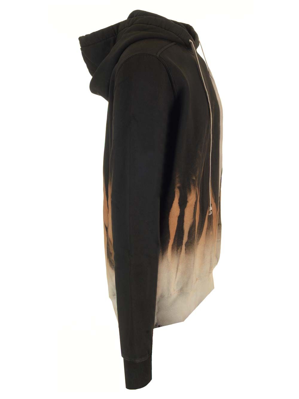 Cotton hoodie sun flame DU02D2282FSUN0983 (Rick Owens DRKSHDW / スウェット・フーディー ) | Rick Owens DRKSHDW (リック オウエンス ダークシャドウ)(2)