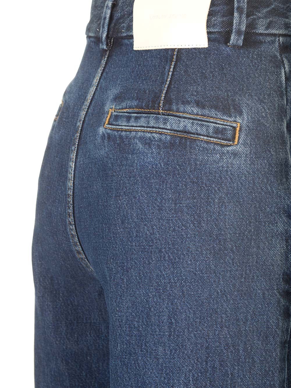 Straight leg jeans ATTUWASHEDBLUE (LOULOU STUDIO / ジーンズ ) | LOULOU STUDIO (ルルスタジオ)(4)