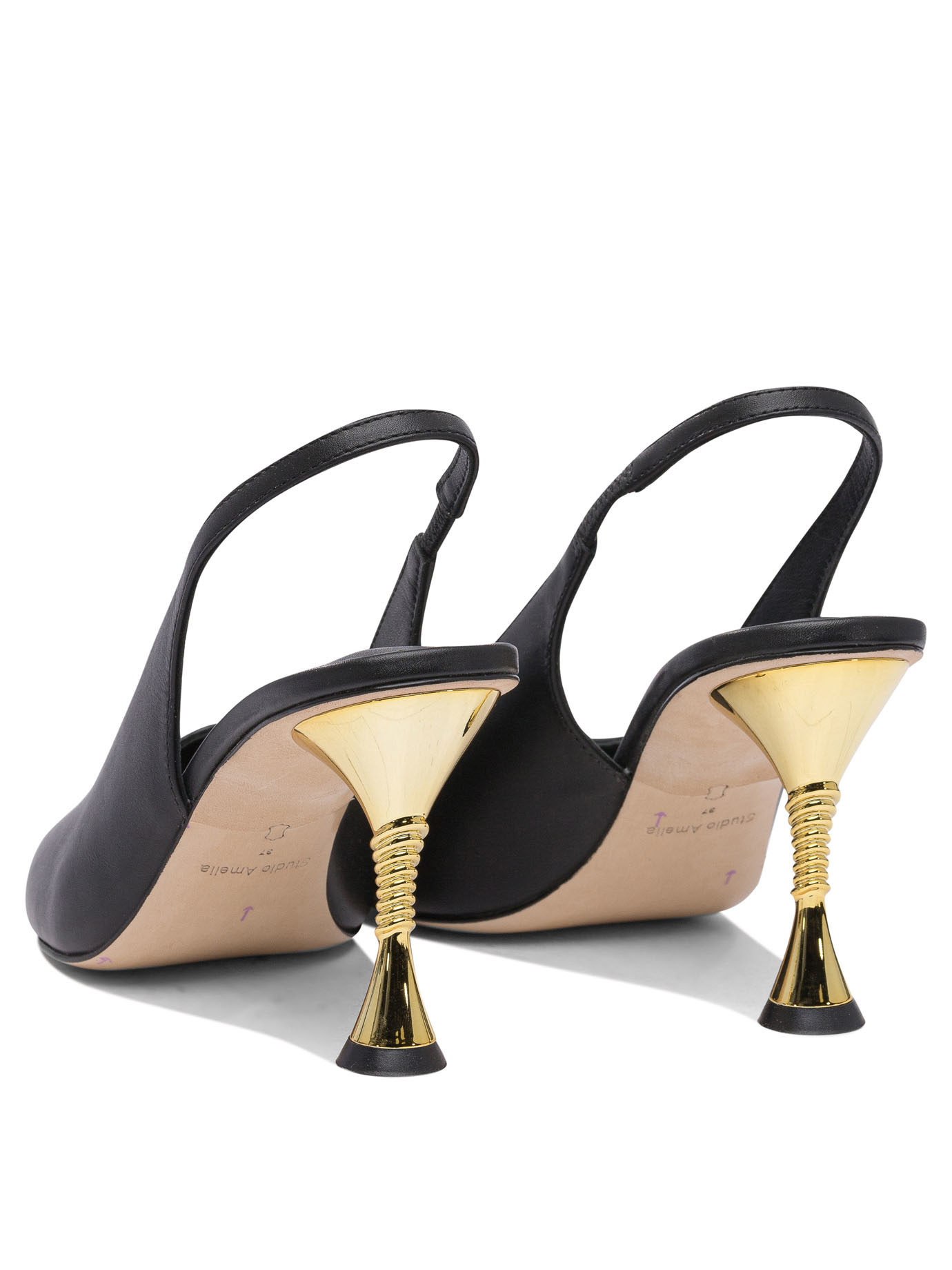 Heeled shoes F848CFSHELIX90BLK (Studio Amelia / サンダル ) | Studio Amelia (スタジオアメリア)(3)