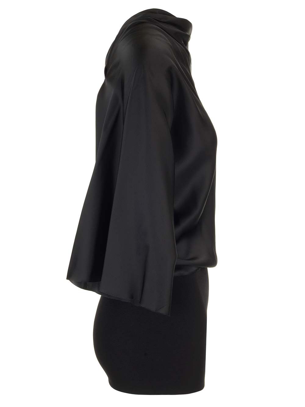 charmeuse viscose cylinder neck top RP01E723109 (Rick Owens / シャツ・ブラウス ) | Rick Owens (リック オウエンス)(2)