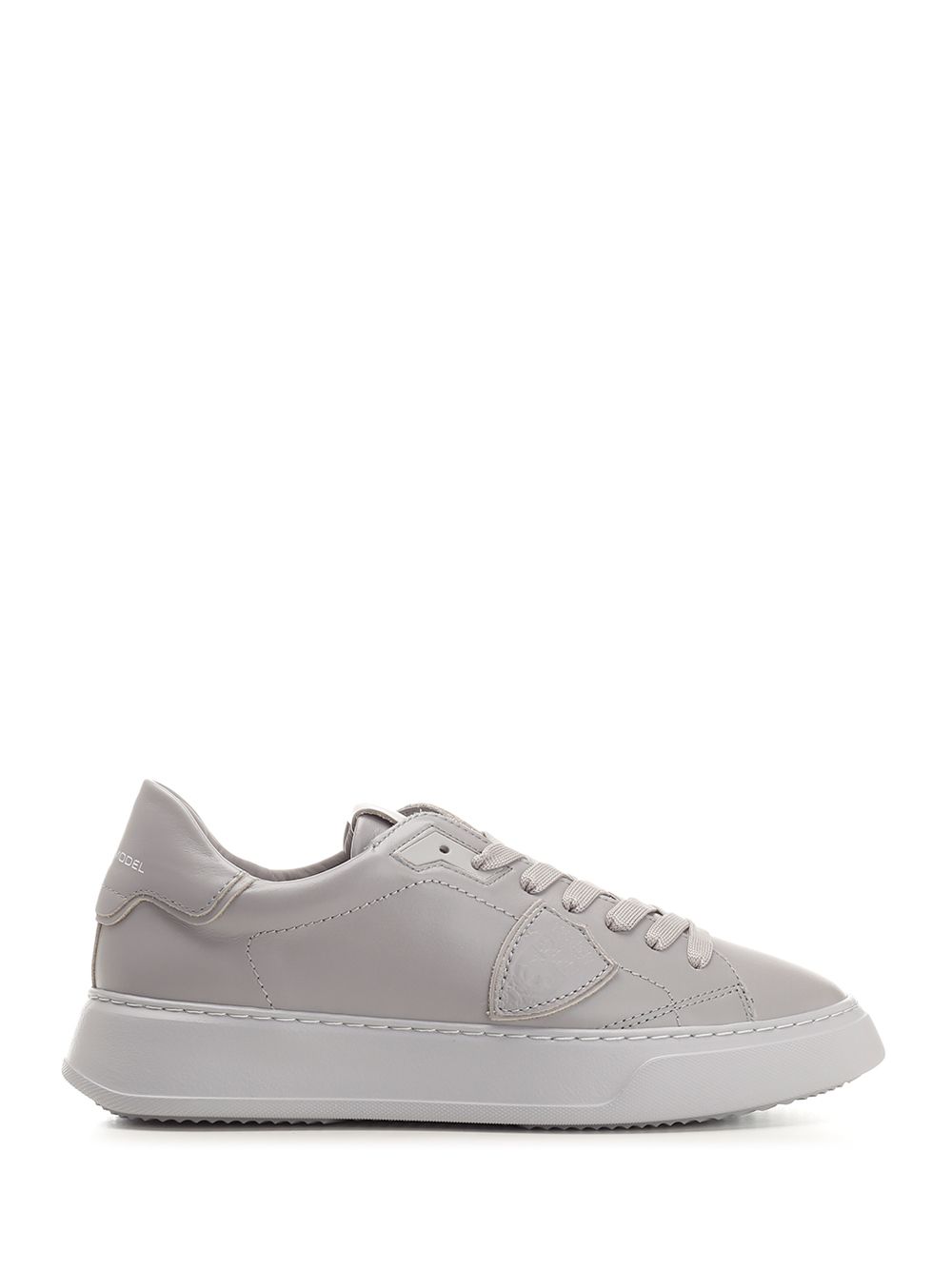 Low-top "Temple" grey sneakers BTLUMN04MN04 (PHILIPPE MODEL / スニーカー ) | PHILIPPE MODEL (フィリップモデル)