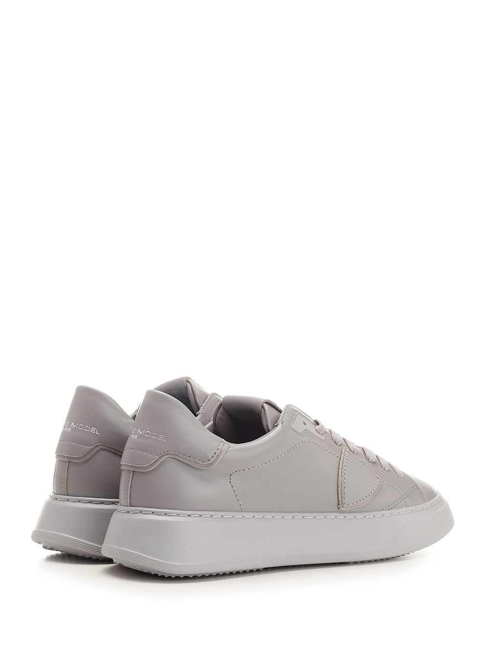 Low-top "Temple" grey sneakers BTLUMN04MN04 (PHILIPPE MODEL / スニーカー ) | PHILIPPE MODEL (フィリップモデル)(2)