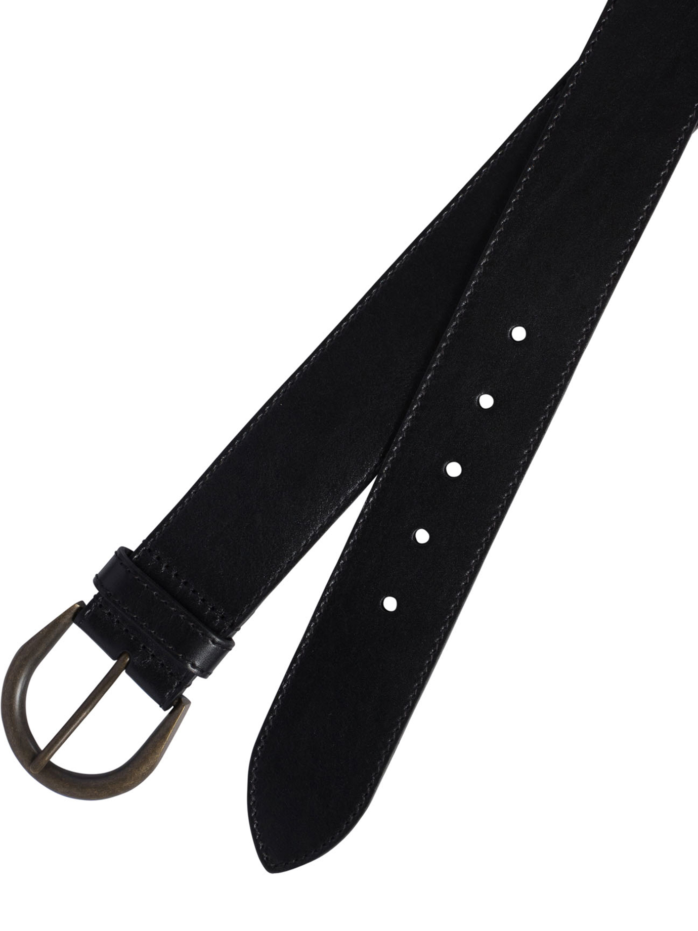 Cintura in pelle con chiusura con fibbia 732282AABO91000 (Saint Laurent / ベルト・サスペンダー ) | Saint Laurent (サンローラン)(1)