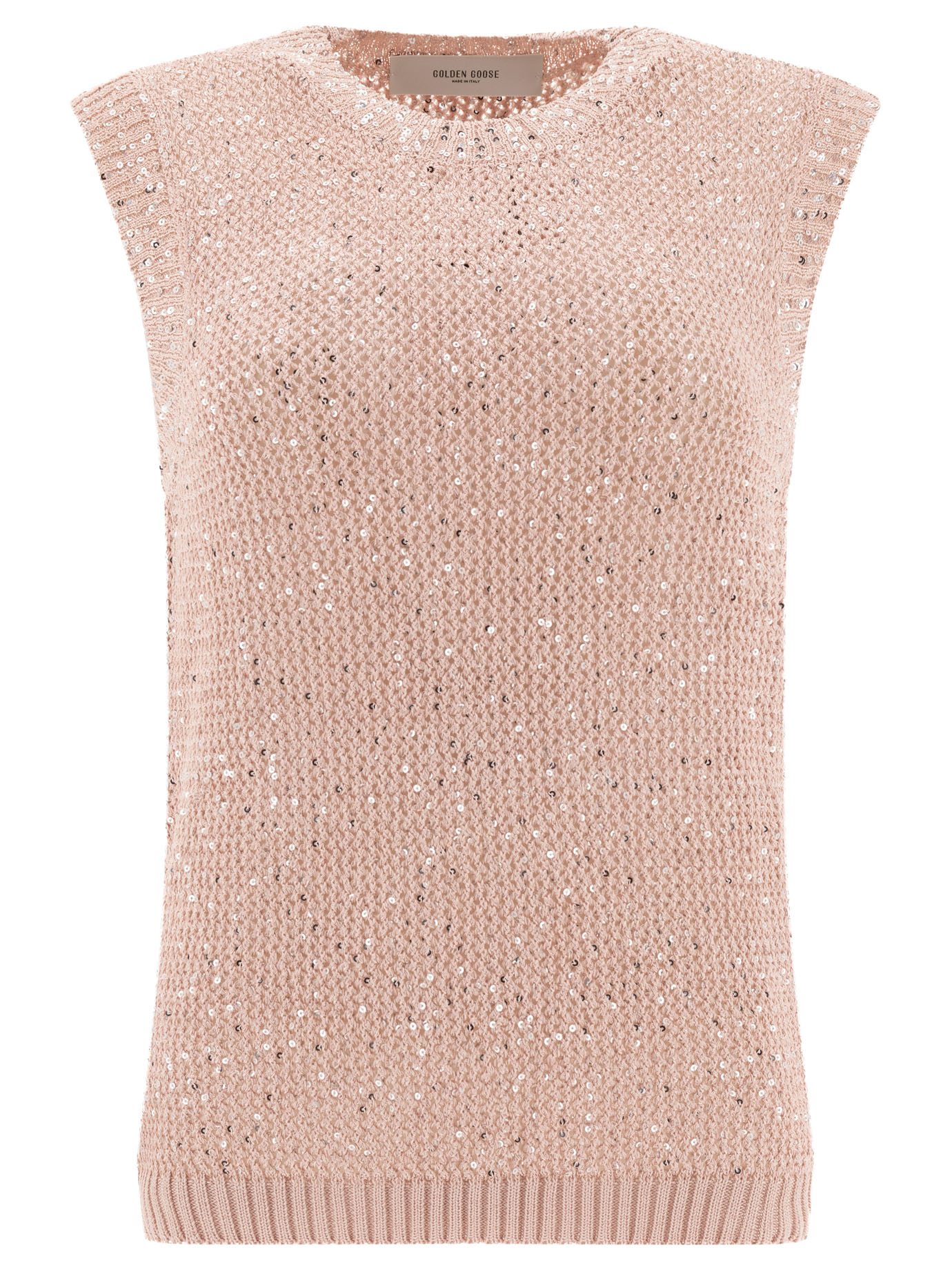 Knit top with sequins GWP01922P00169125235 (Golden Goose / ニット・セーター・カーディガン ) | Golden Goose (ゴールデングース)