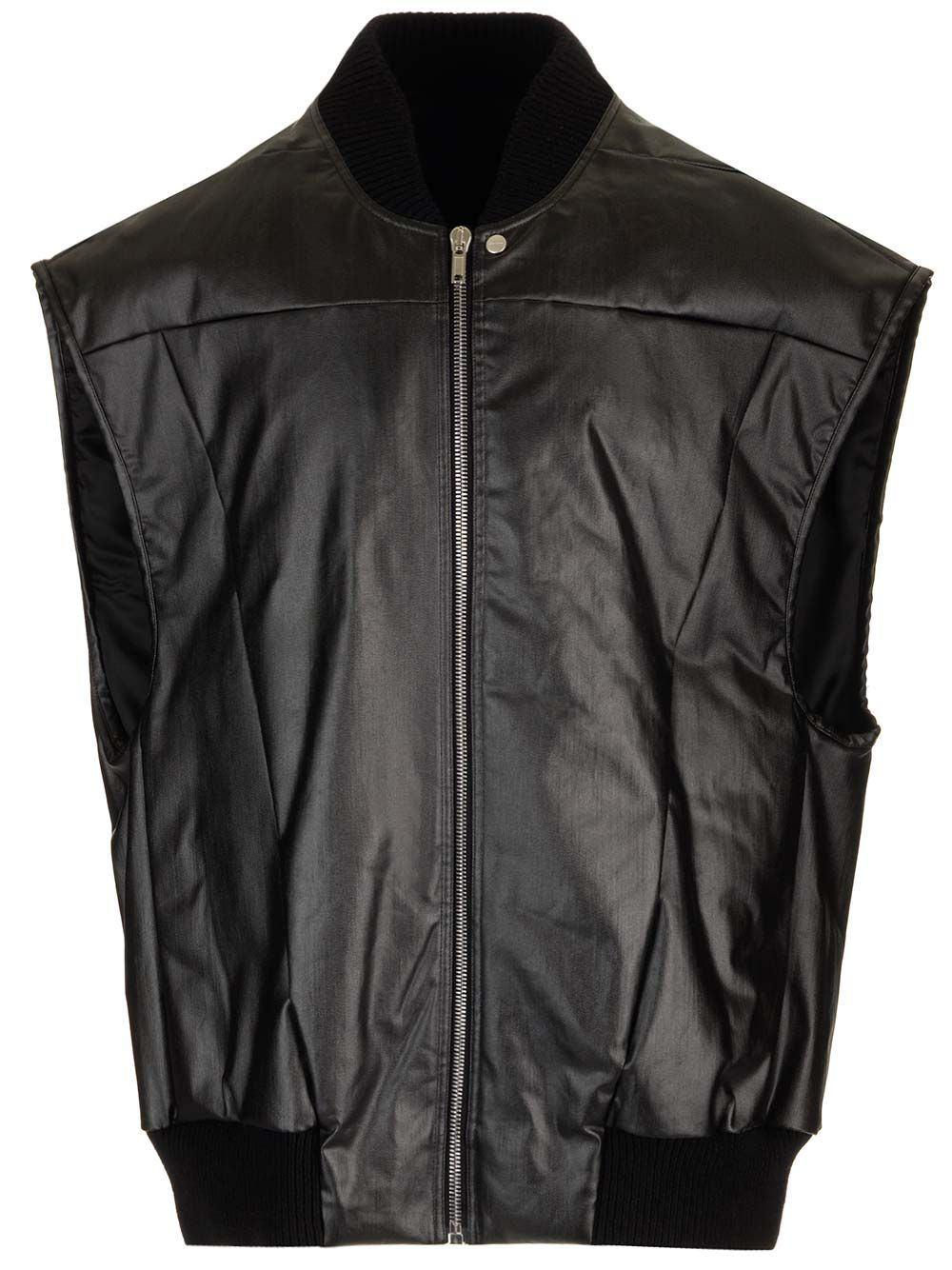"Jumbo Filight" vest in coated denim RU01D3761SCT09 (Rick Owens / カジュアルジャケット・ベスト ) | Rick Owens (リック オウエンス)