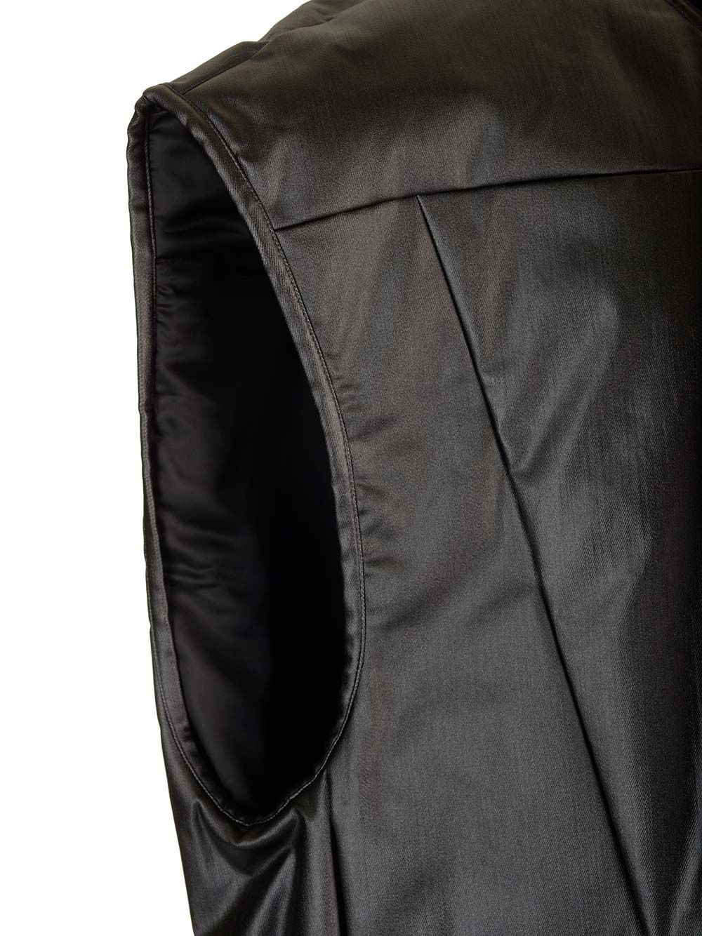 "Jumbo Filight" vest in coated denim RU01D3761SCT09 (Rick Owens / カジュアルジャケット・ベスト ) | Rick Owens (リック オウエンス)(4)