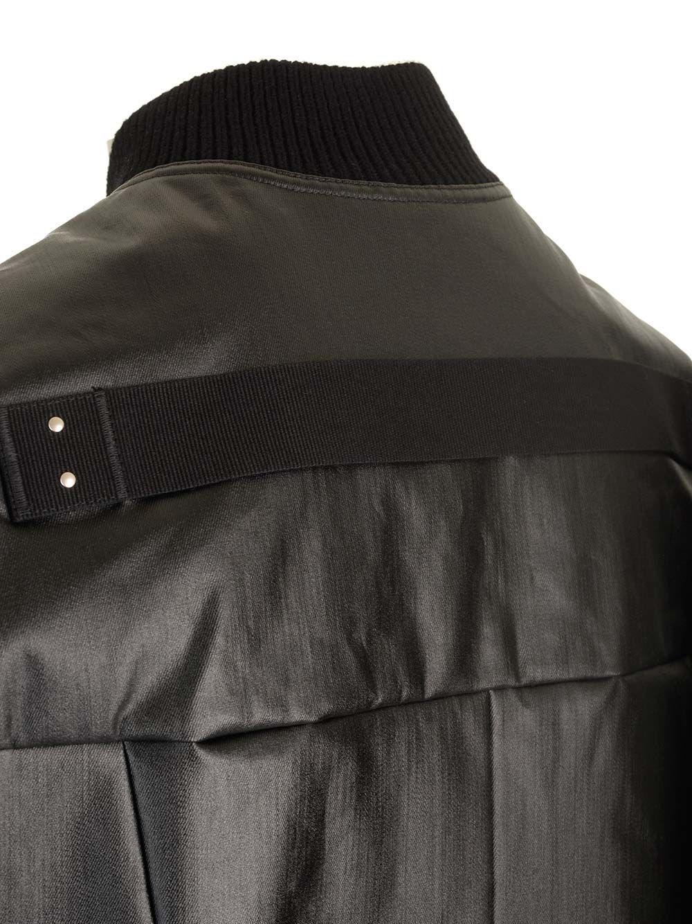 "Jumbo Filight" vest in coated denim RU01D3761SCT09 (Rick Owens / カジュアルジャケット・ベスト ) | Rick Owens (リック オウエンス)(6)