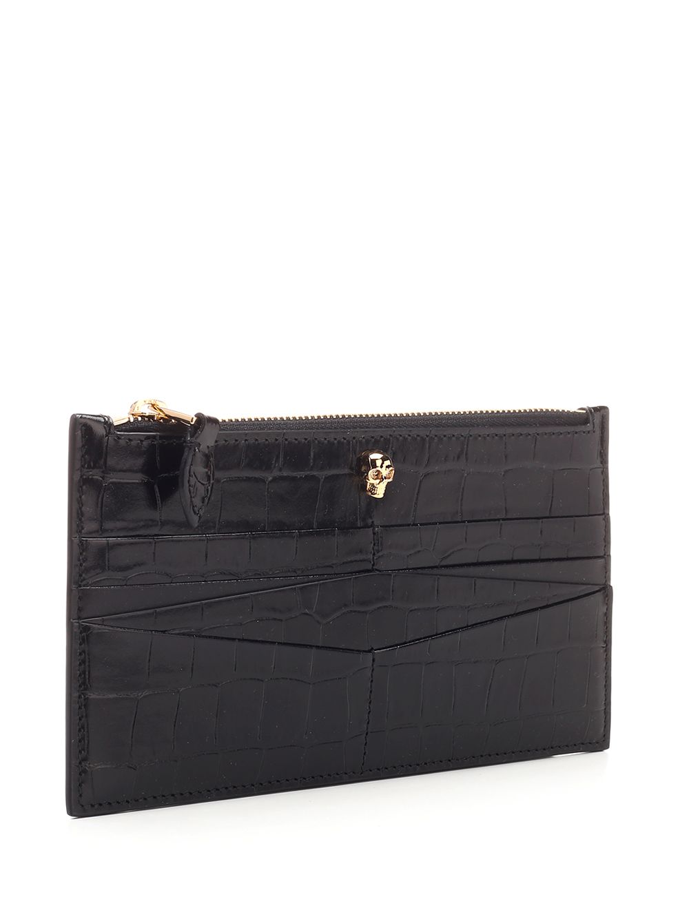 zip wallet in crocodile-effect leather 6320361JMFG1050 (Alexander McQUEEN / 財布・カードケース ) | Alexander McQUEEN (アレキサンダー・マックイーン)(1)
