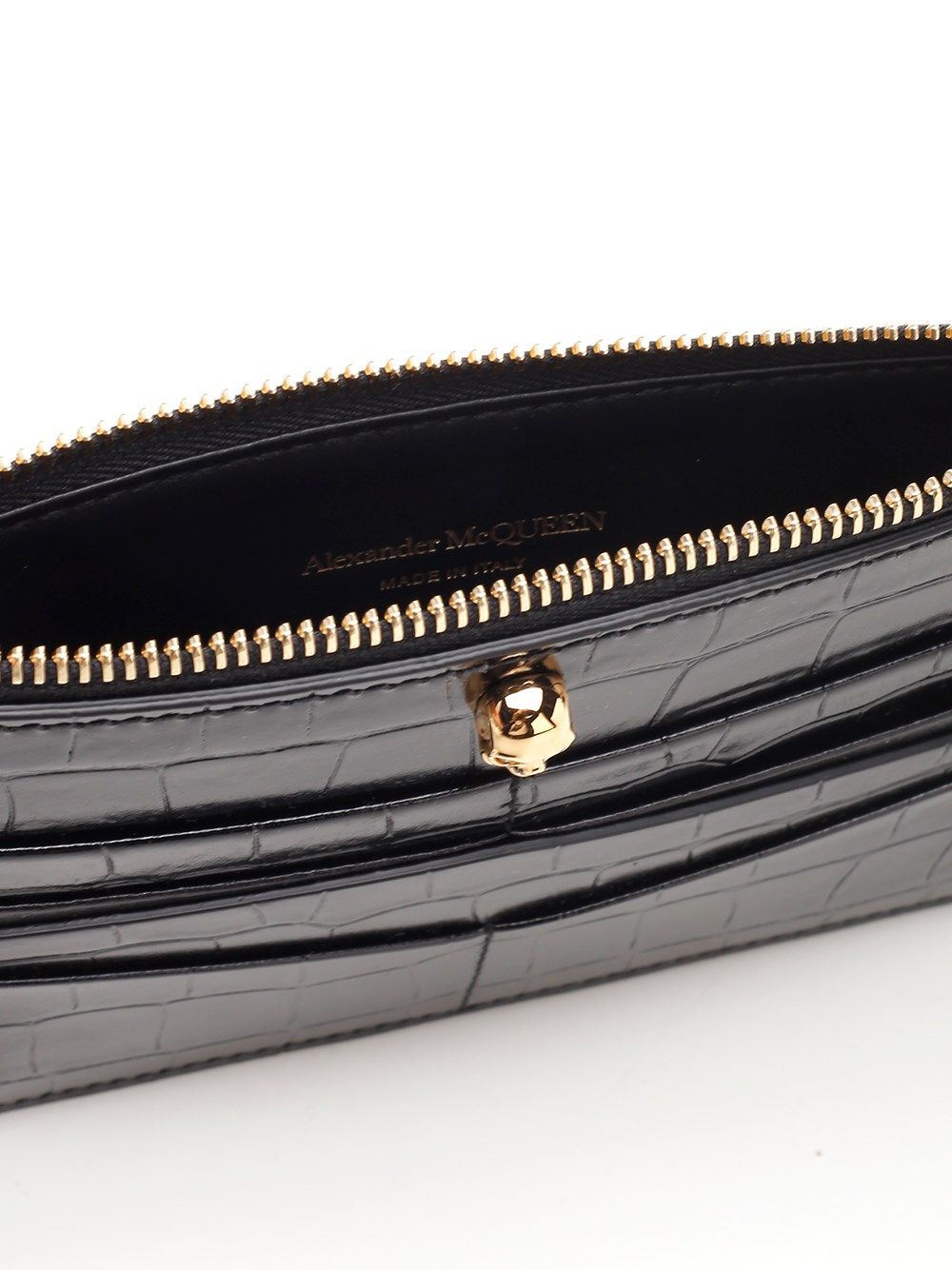 zip wallet in crocodile-effect leather 6320361JMFG1050 (Alexander McQUEEN / 財布・カードケース ) | Alexander McQUEEN (アレキサンダー・マックイーン)(3)