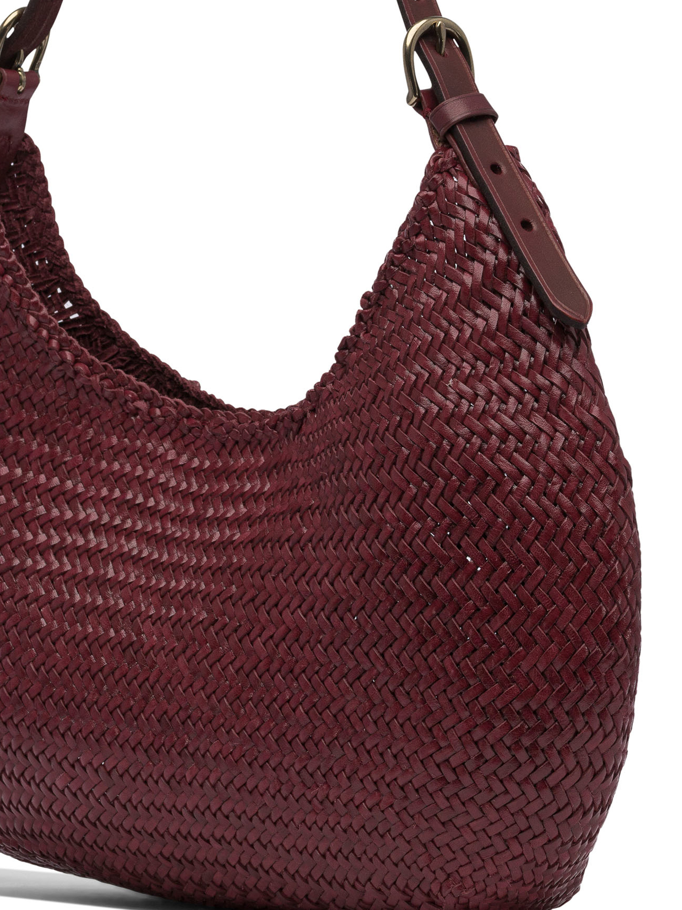"Luna Mezza" shoulder bag 8021BORDO (dragon DIFFUSION / ハンドバッグ・ショルダーバッグ ) | dragon DIFFUSION (ドラゴンディフュージョン)(3)