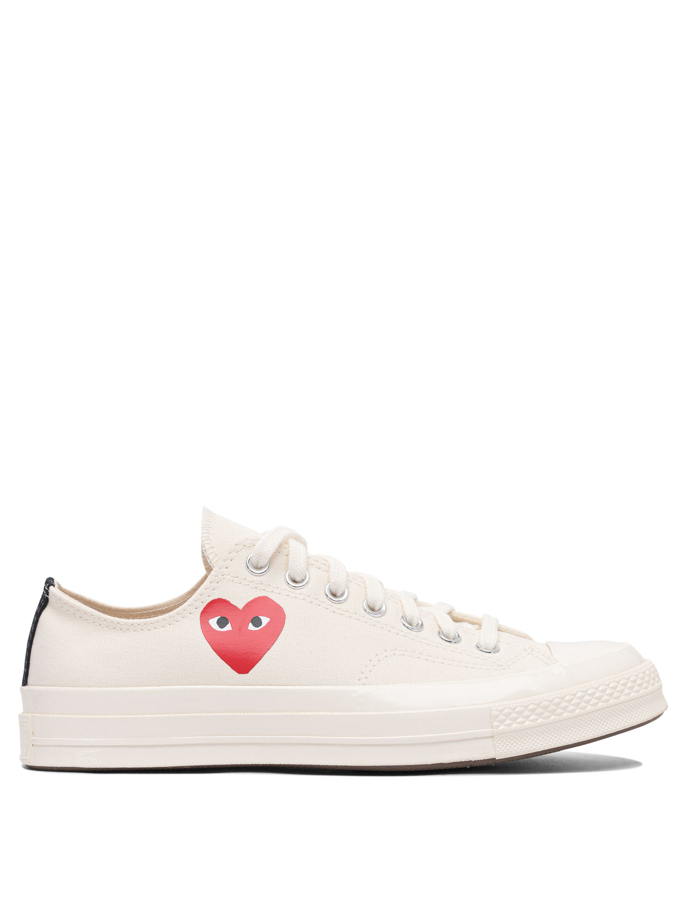 "Comme des Garçons x Converse Chuck Taylor '70" Sneakers AZK1280012WHITE (PLAY Comme Des Garçons / スニーカー ) | PLAY Comme Des Garçons (プレイ コムデギャルソン)