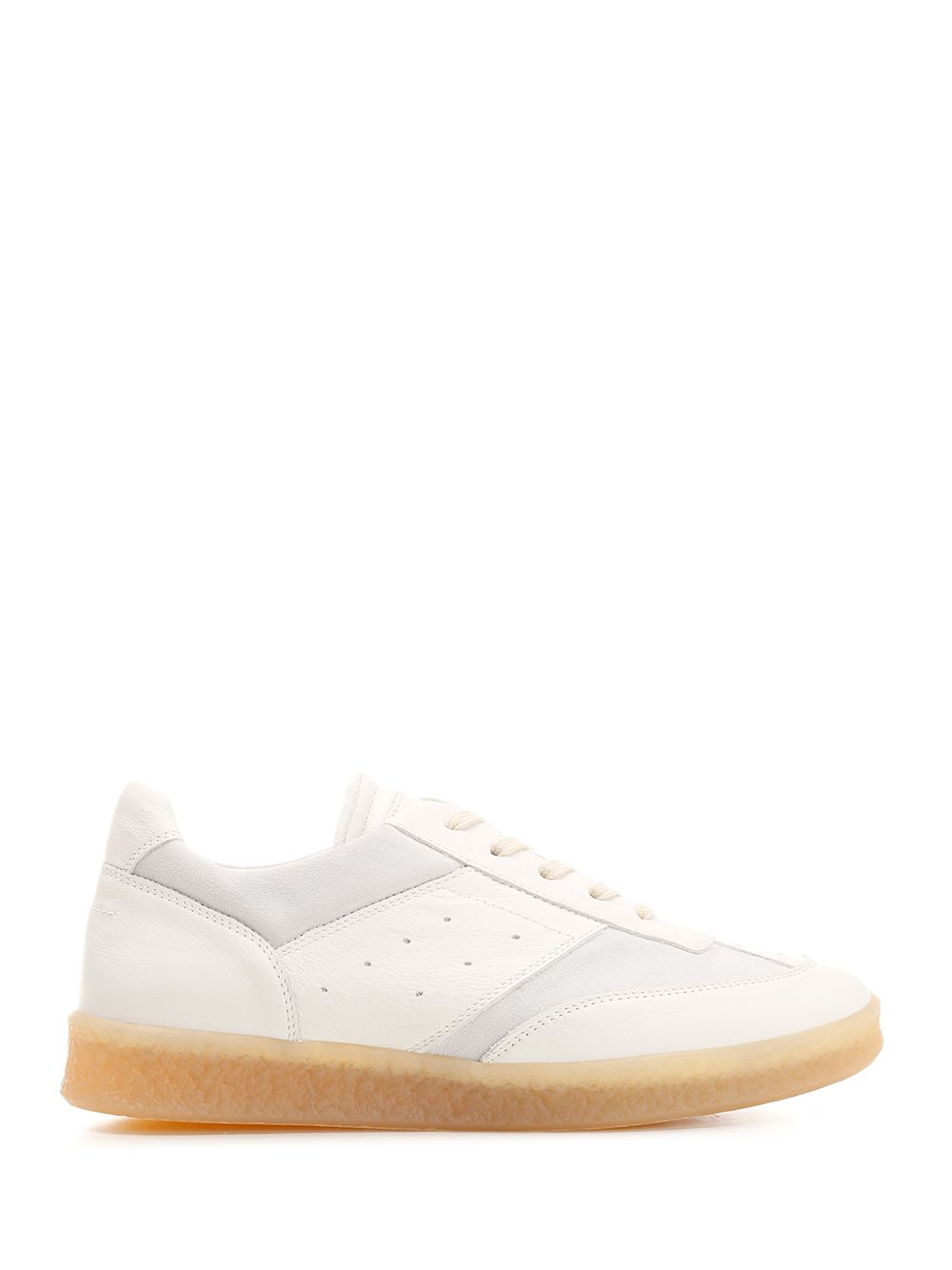 Low-top leather sneakers SH1WS0012P6435HA616 (MM6 Maison Margiela / スニーカー ) | MM6 Maison Margiela (エムエムシックス)