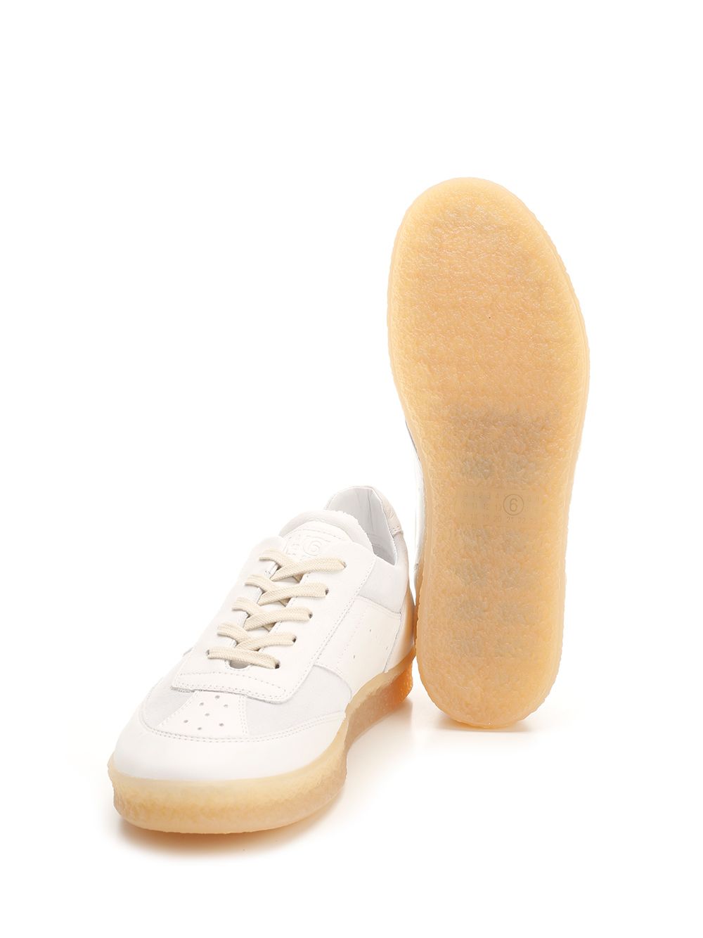 Low-top leather sneakers SH1WS0012P6435HA616 (MM6 Maison Margiela / スニーカー ) | MM6 Maison Margiela (エムエムシックス)(4)