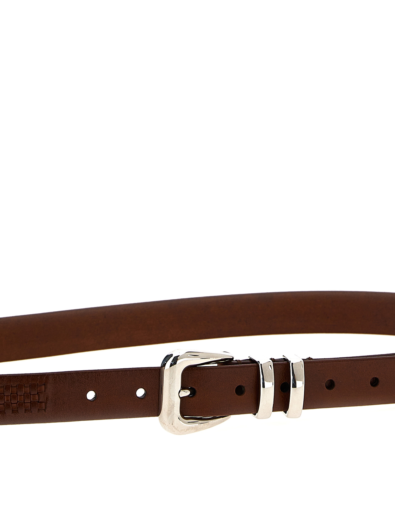 Leather belt MAUOA253C6719 (Brunello Cucinelli / ベルト・サスペンダー ) | Brunello Cucinelli (ブルネロ・クチネリ)(2)