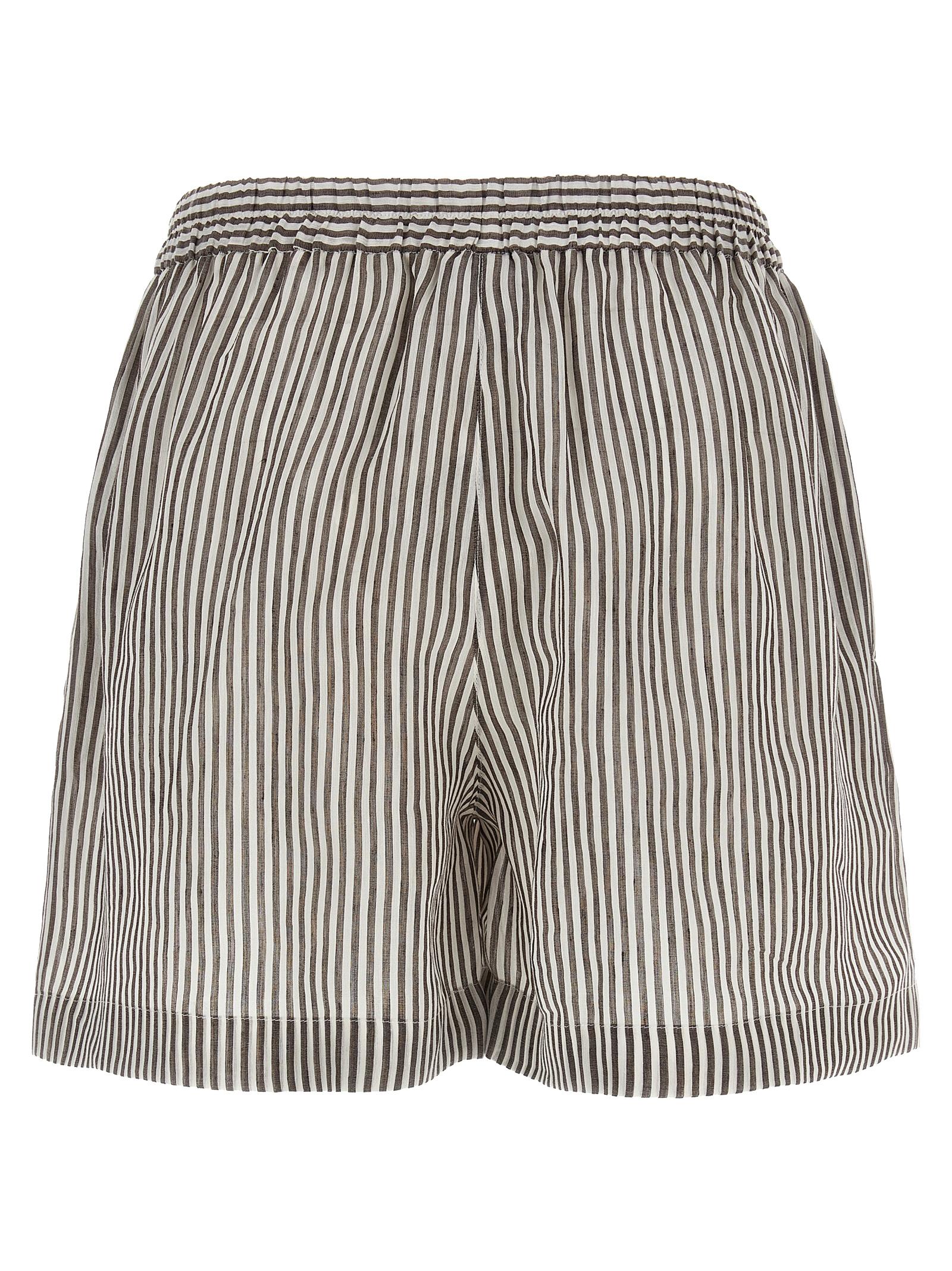 Striped linen bermuda shorts MH756NL499C007 (Brunello Cucinelli / ショートパンツ ) | Brunello Cucinelli (ブルネロ・クチネリ)(1)