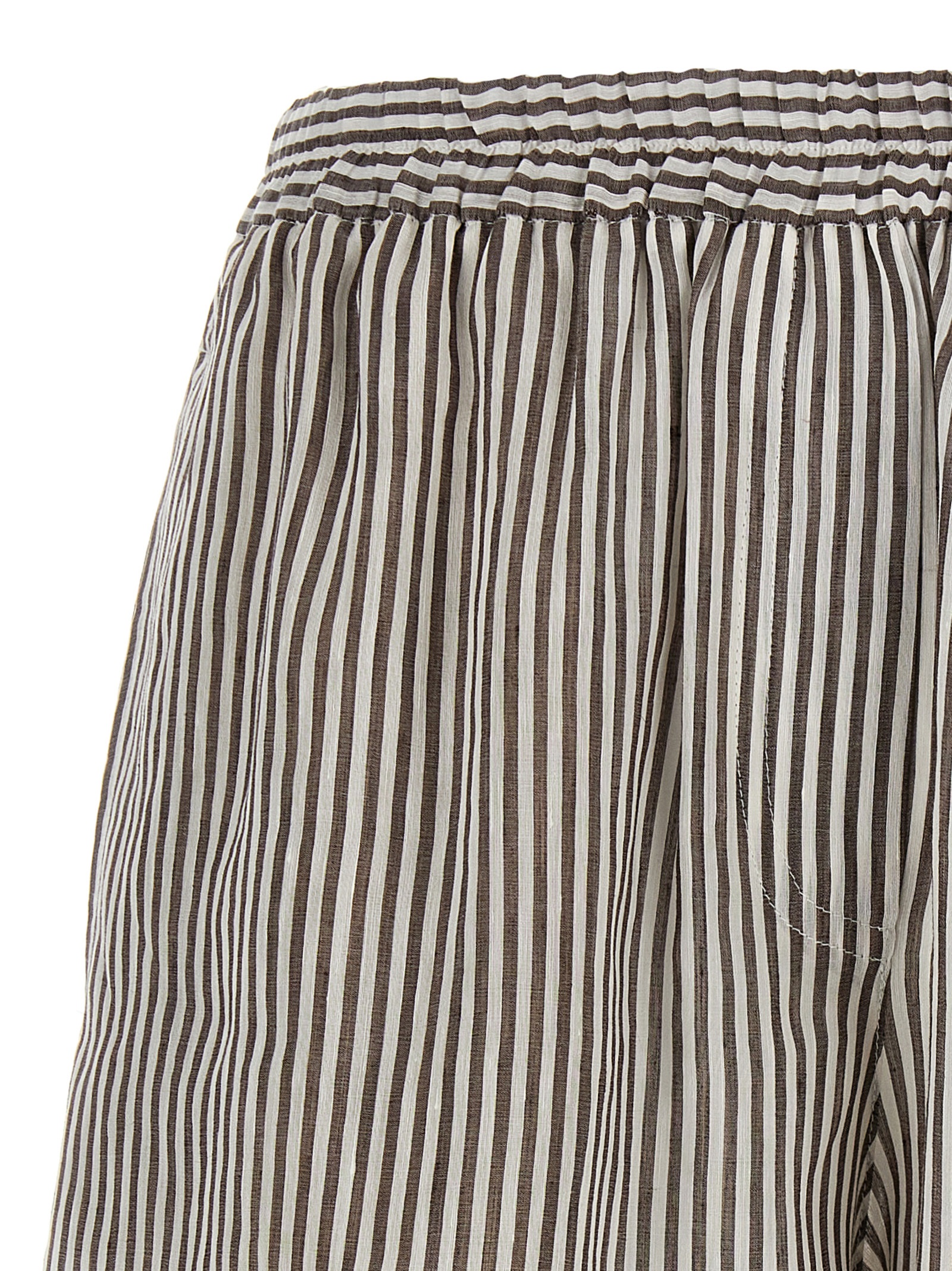 Striped linen bermuda shorts MH756NL499C007 (Brunello Cucinelli / ショートパンツ ) | Brunello Cucinelli (ブルネロ・クチネリ)(2)